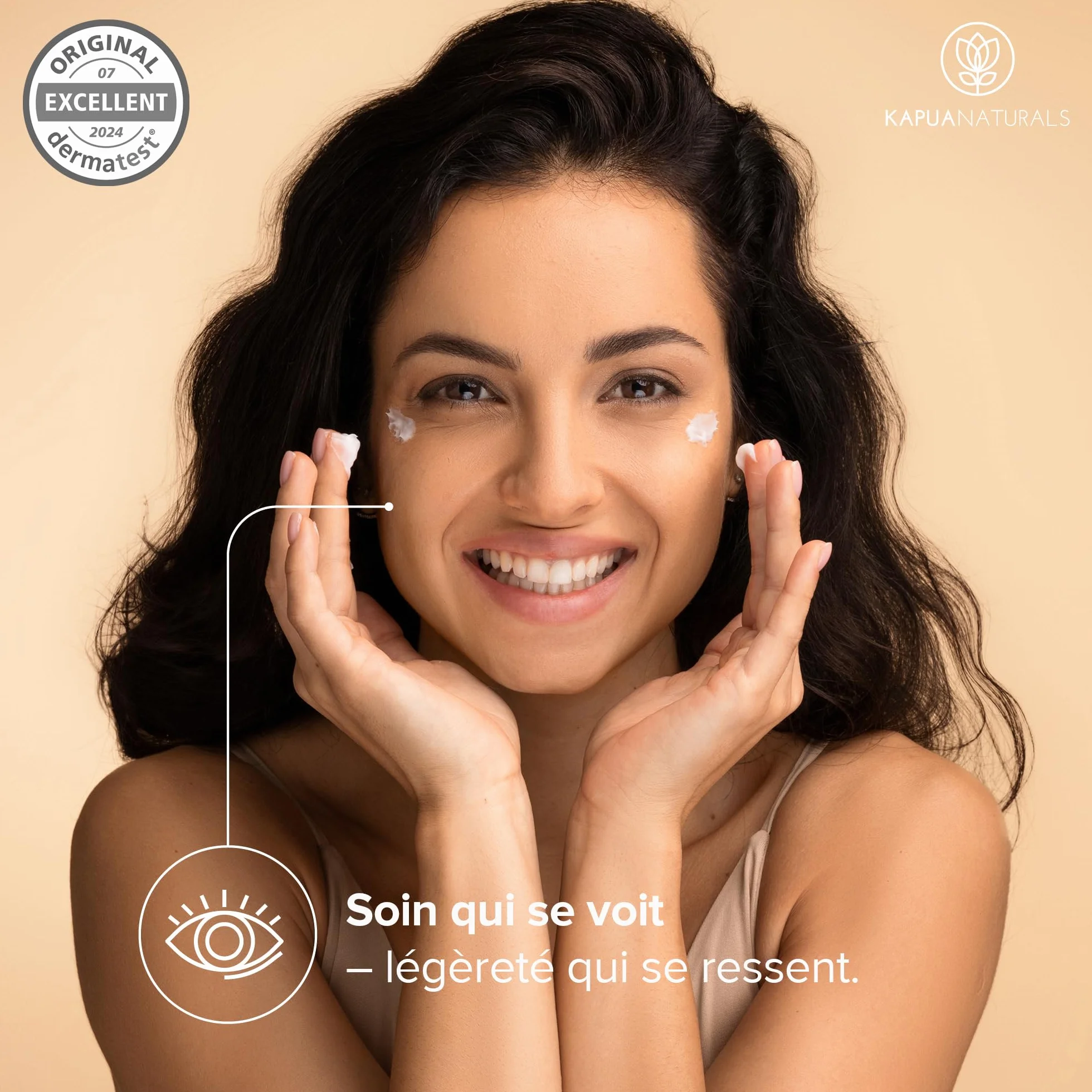 Crème pour les yeux BIO 50 ml Acide hyaluronique anti-rides anti-cernes soin régénérant