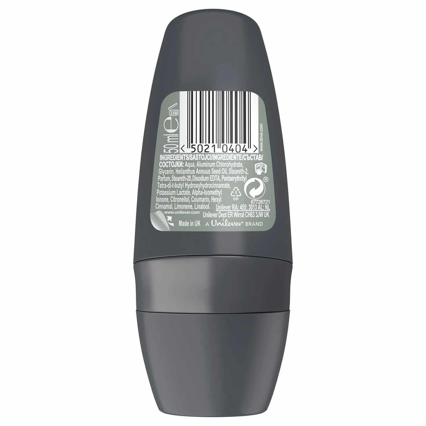DOVE Deo Homme Roll On Men Care Clean Comfort 50 ml