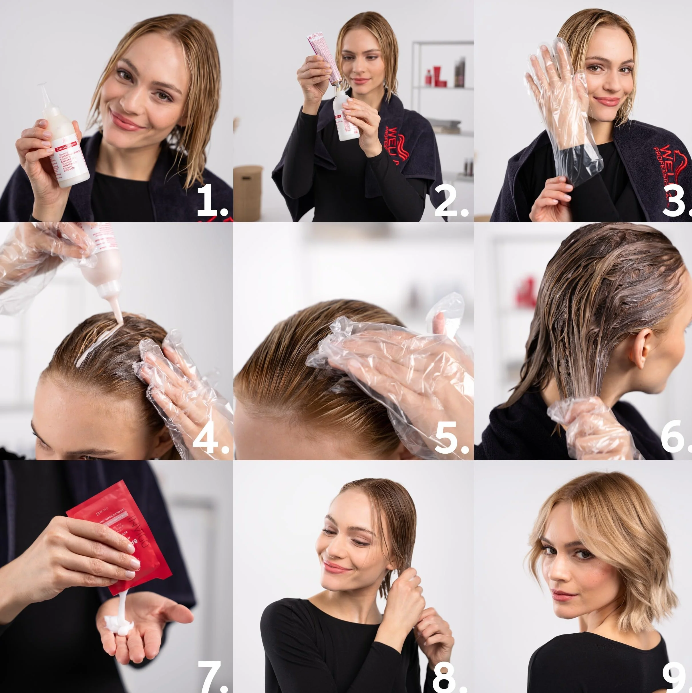 Wella Professionals Color Touch Fresh-Up-Kit - Kit de coloration semi-permanente 6/0 Dark Blonde - Blond Foncé