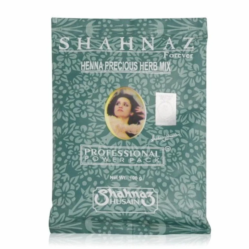 Shahnaz Husain Mélange d'herbes précieuses au henné, 100 g (lot de 3)
