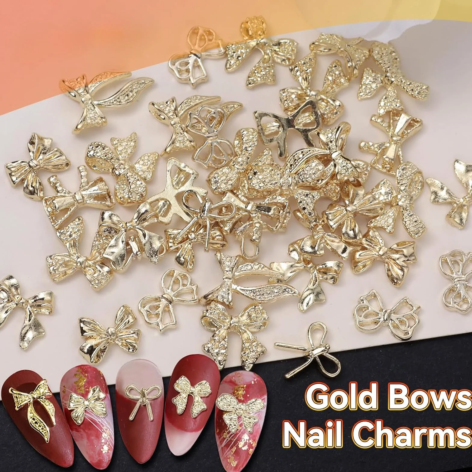 Deco ongle nail art 216 pièces, Lot de strass bijoux ongles