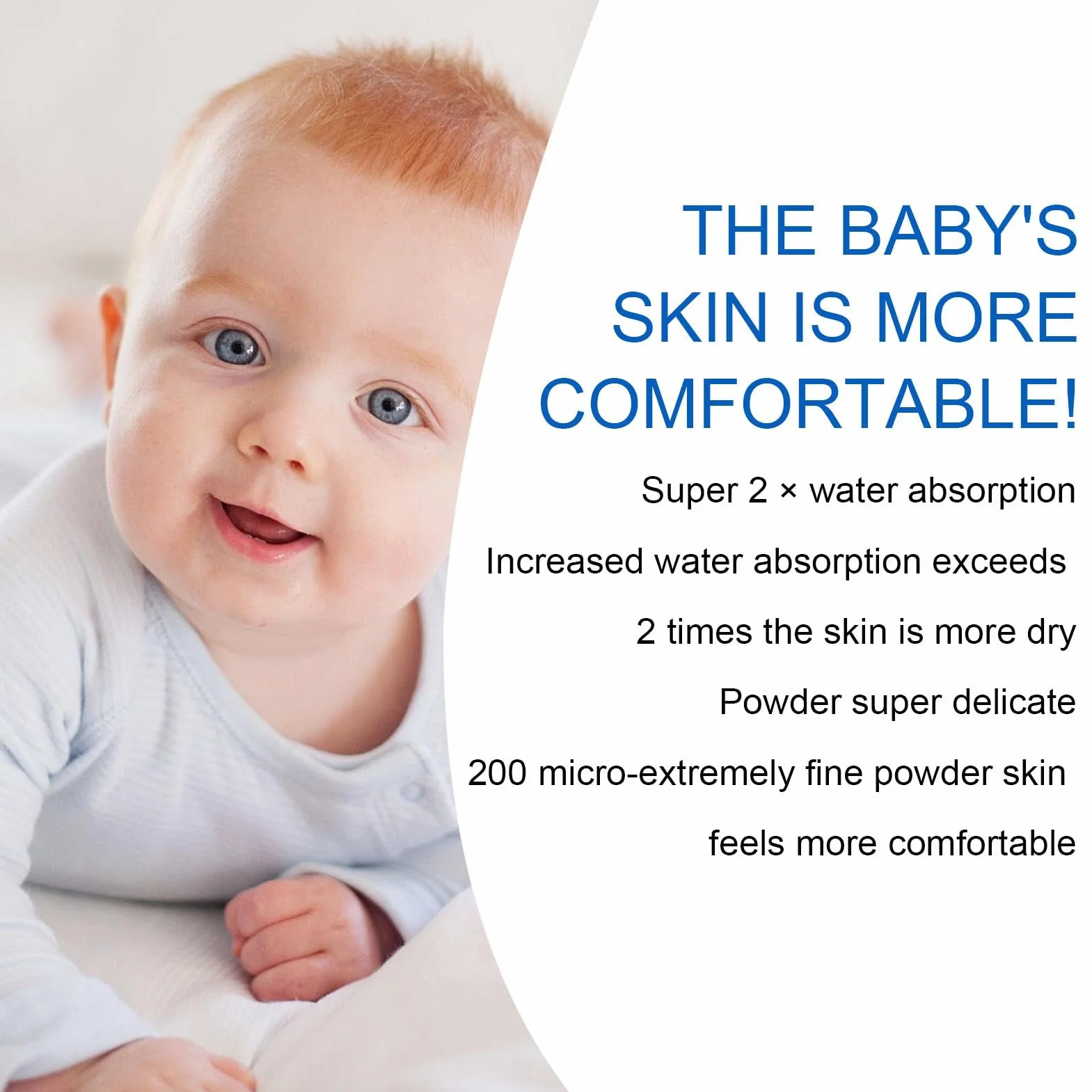 Amidon de maïs pour le corps - Poudre de talc pour bébé 100g ingrédients végétaux