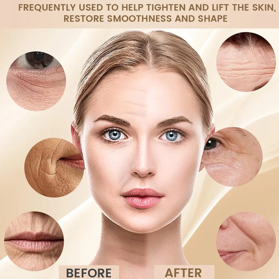 Patchs Anti-rides en Silicone Réutilisables 16 Pièces, Scotch Visage Front Yeux