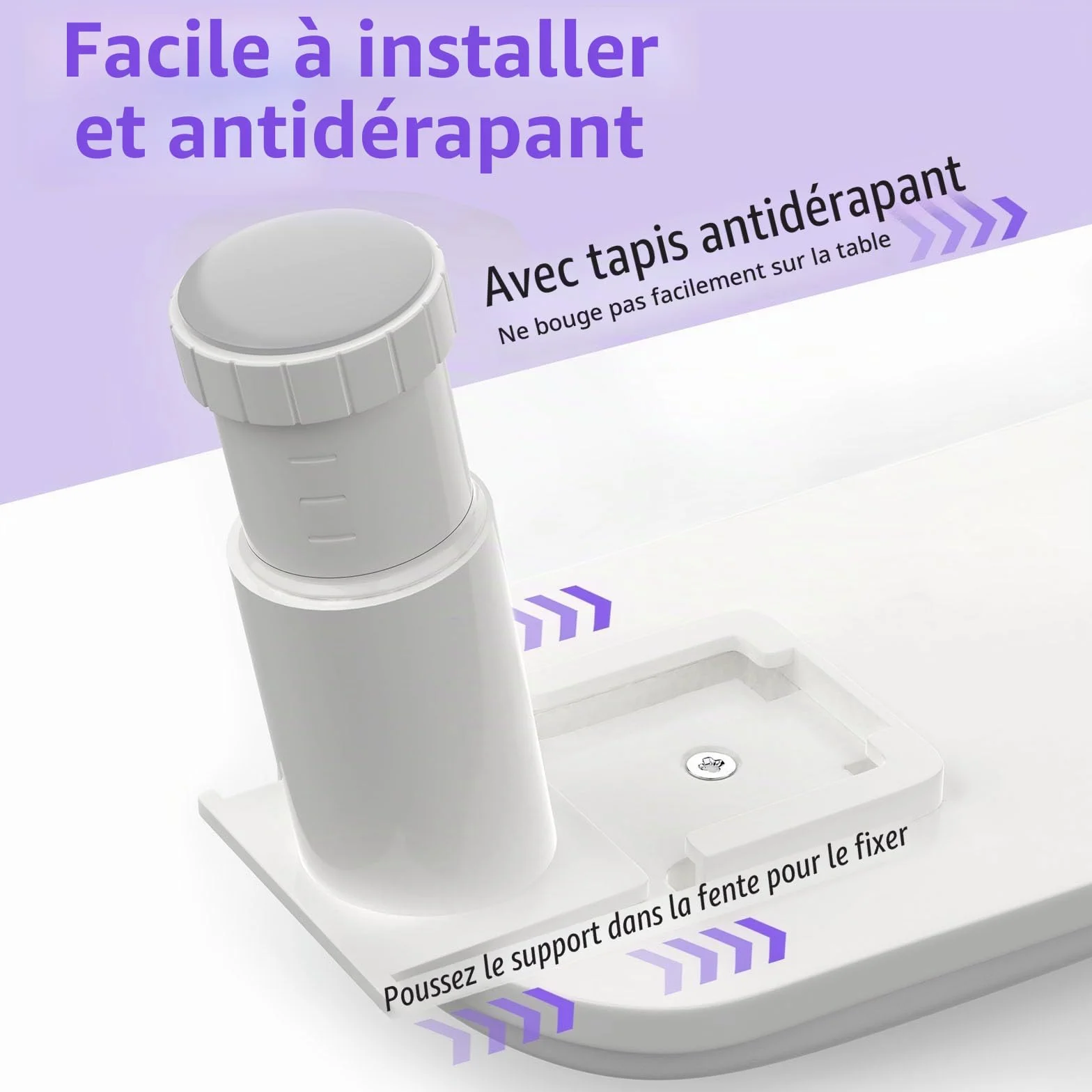 ZIZZON Accoudoir en forme de U réglable en hauteur pour manucure - Repose-main en microfibre et cuir synthétique - Pour manucure