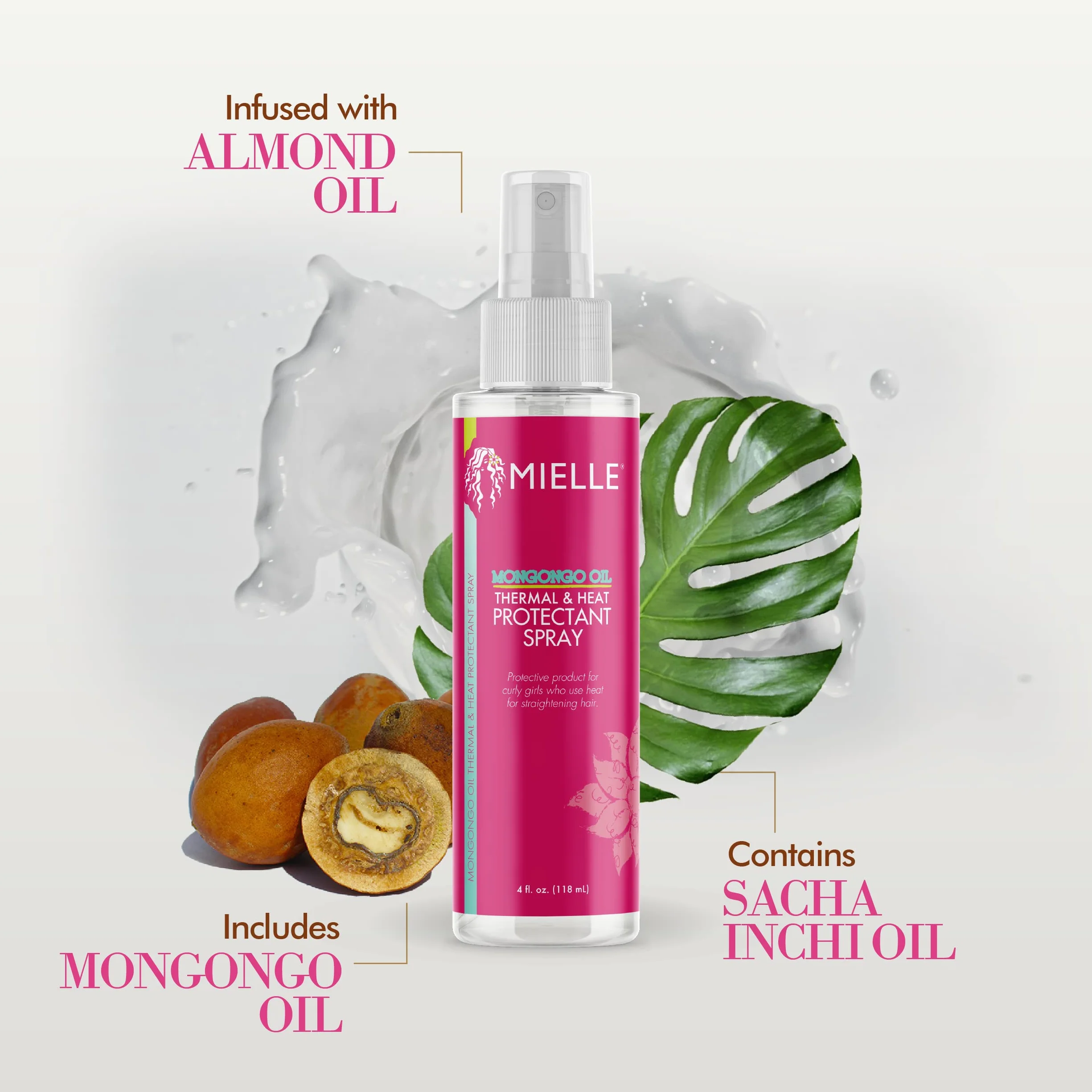 Mielle Organics Mongongo Oil Thermal & Heat Protectant Spray 120ml