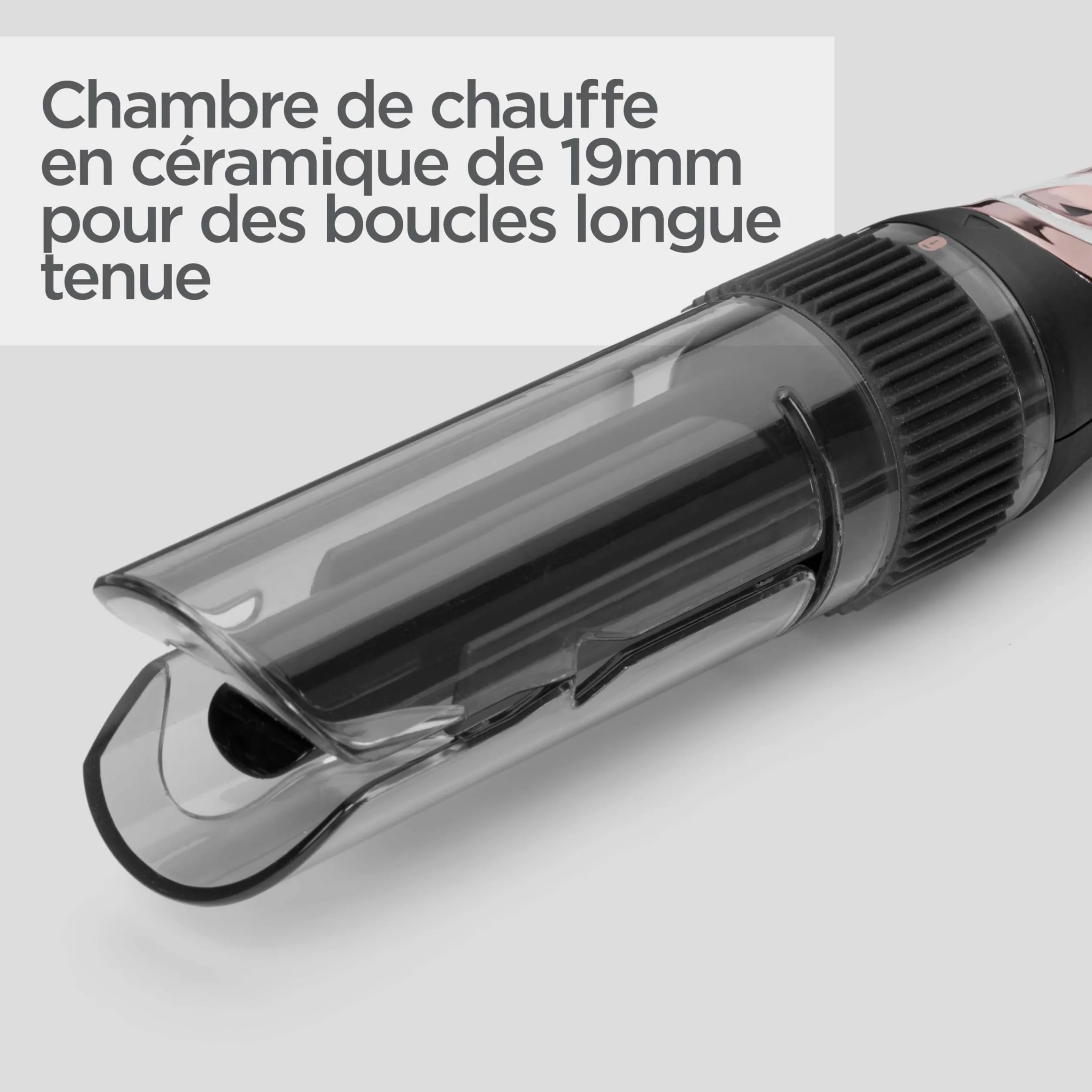 BaByliss Curl Secret Lite Boucleur automatique 5 réglages température 210° Noir Rose Gold C1031E
