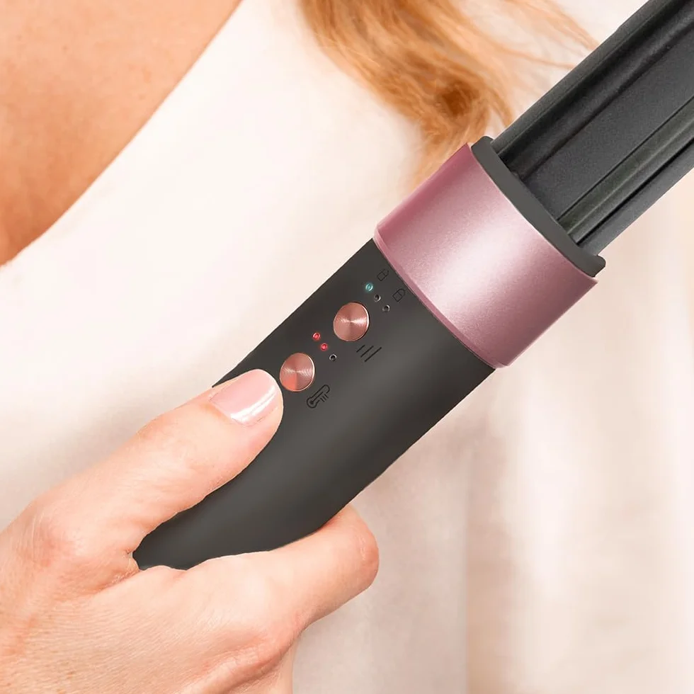 Cecotec Brosse Soufflante CeramicCare AirGlisse Black 1400W, Technologie Coanda, 3 Vitesses, 3 Températures, Contrôle Intelligent de la Chaleur
