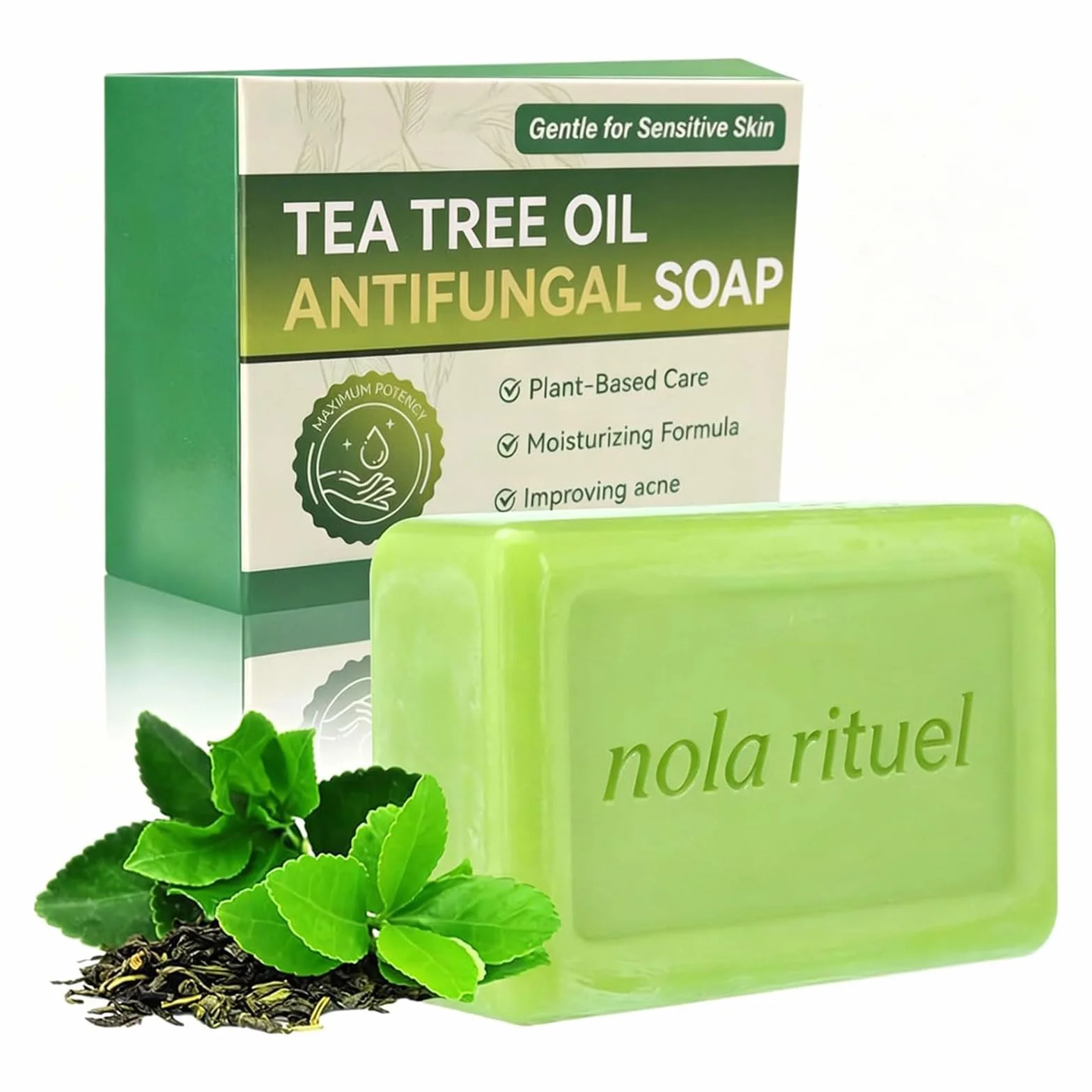 Nola Rituel Savon Ongique Antifongique élimine Transpiration Odeurs Démangeaisons Acné Pied Athlète Folliculite