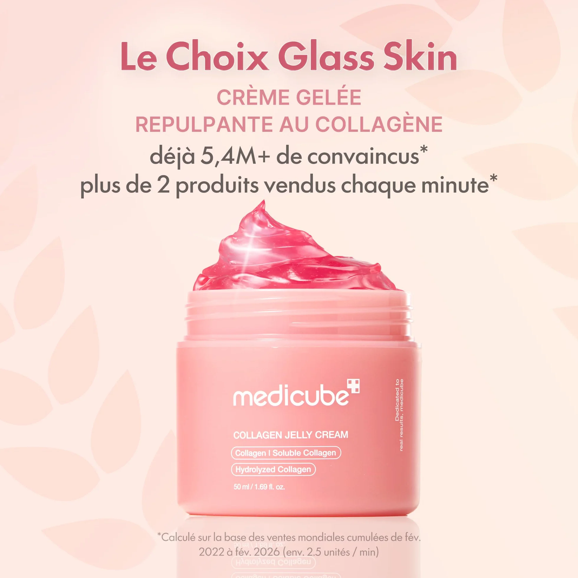 Medicube Crème Gelée Repulpante au Collagène Niacinamide Collagène Lyophilisé Soin Raffermissant 50ml