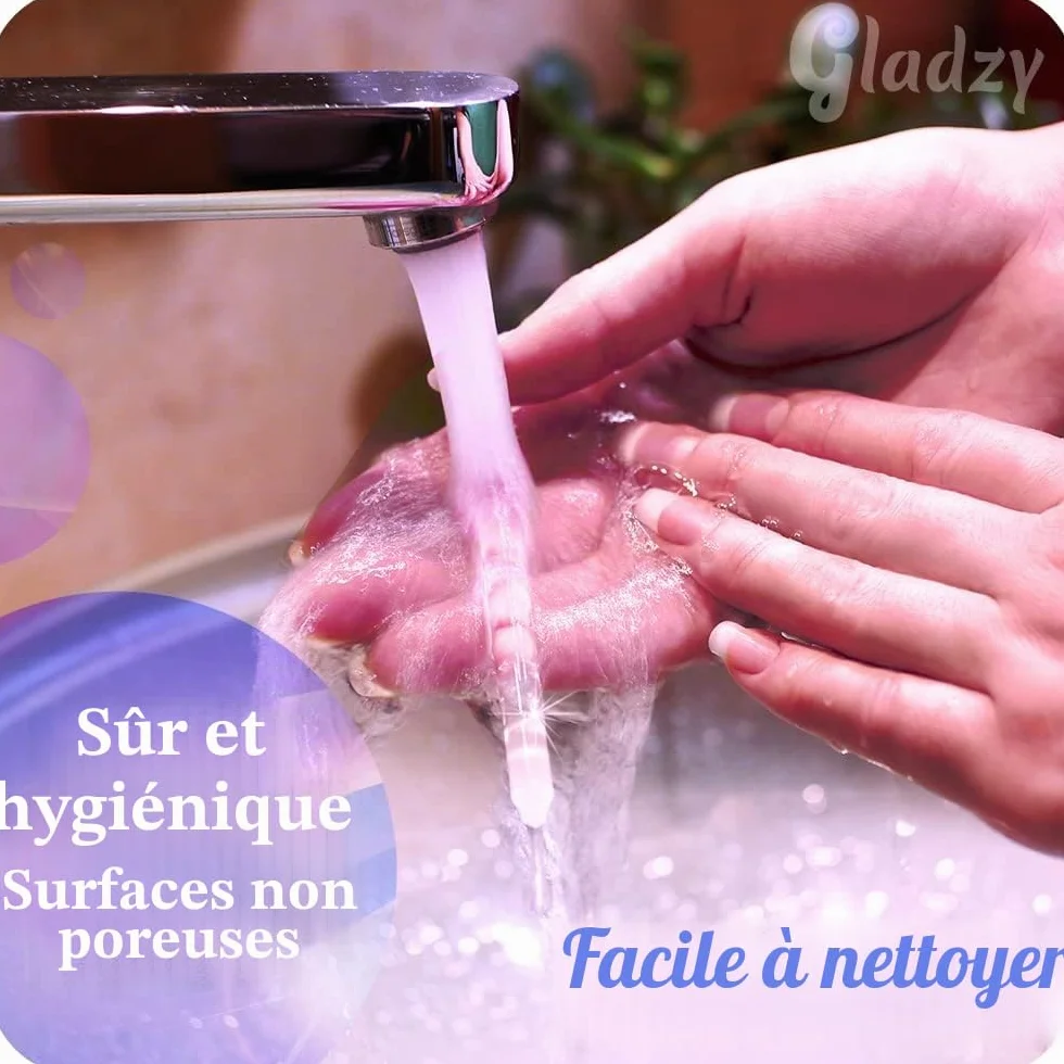 Gladzy Lime à Ongles Verre avec Poussoir Cuticules - Bâton Manucure Dissolvant Professionnel Précision