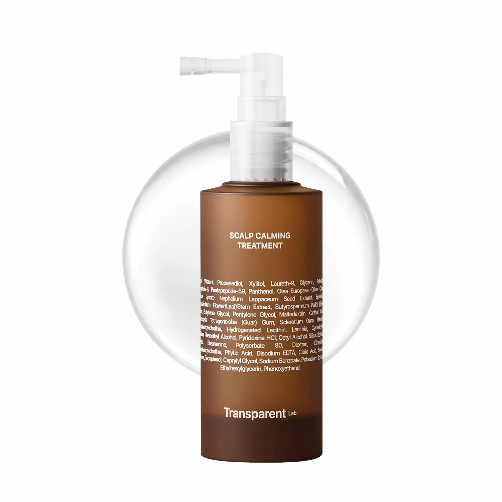 Transparent Lab Scalp Calming Treatment – Sérum pour le cuir chevelu 50 ml – Apaise les irritations et la sensibilité, renforce la barrière cutanée, équilibre le microbiote et hydrate en profondeur