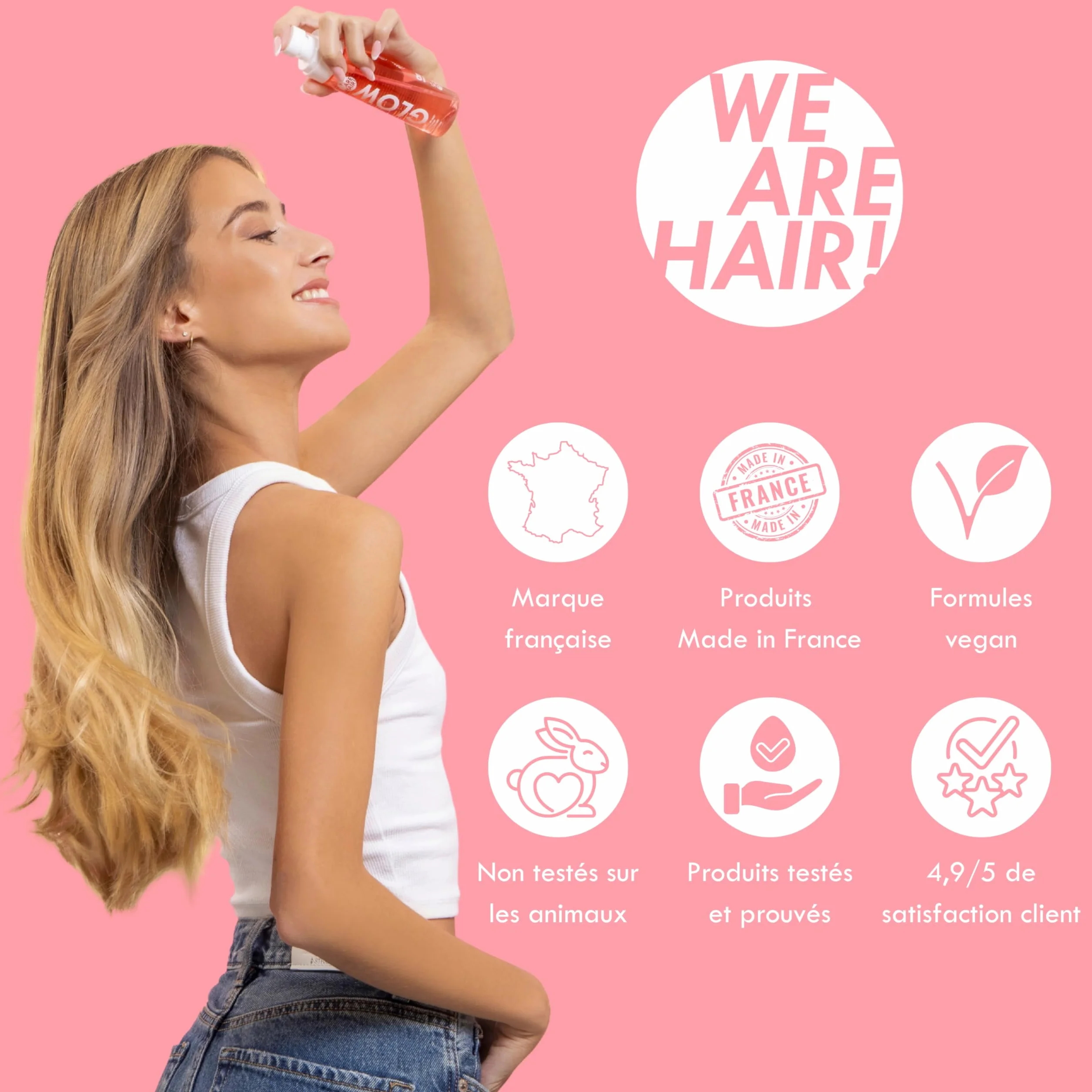 We Are Hair Mascara lissant Styling Fix Gel coiffant 10 ml