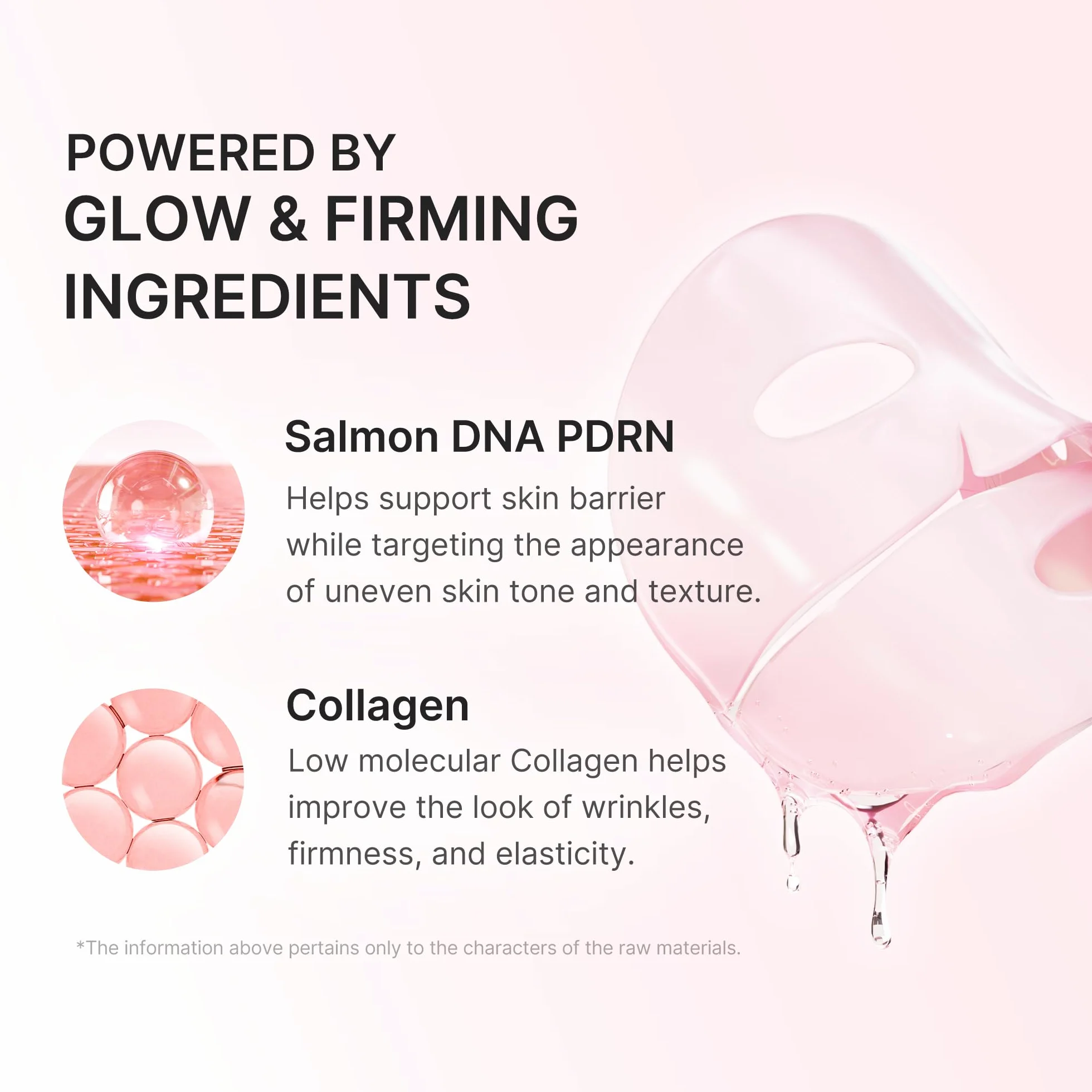 Medicube Masque en Gel au Collagène Rose et PDRN d'ADN de Saumon - Soin Visage Coréen - Lot de 4 x 28g
