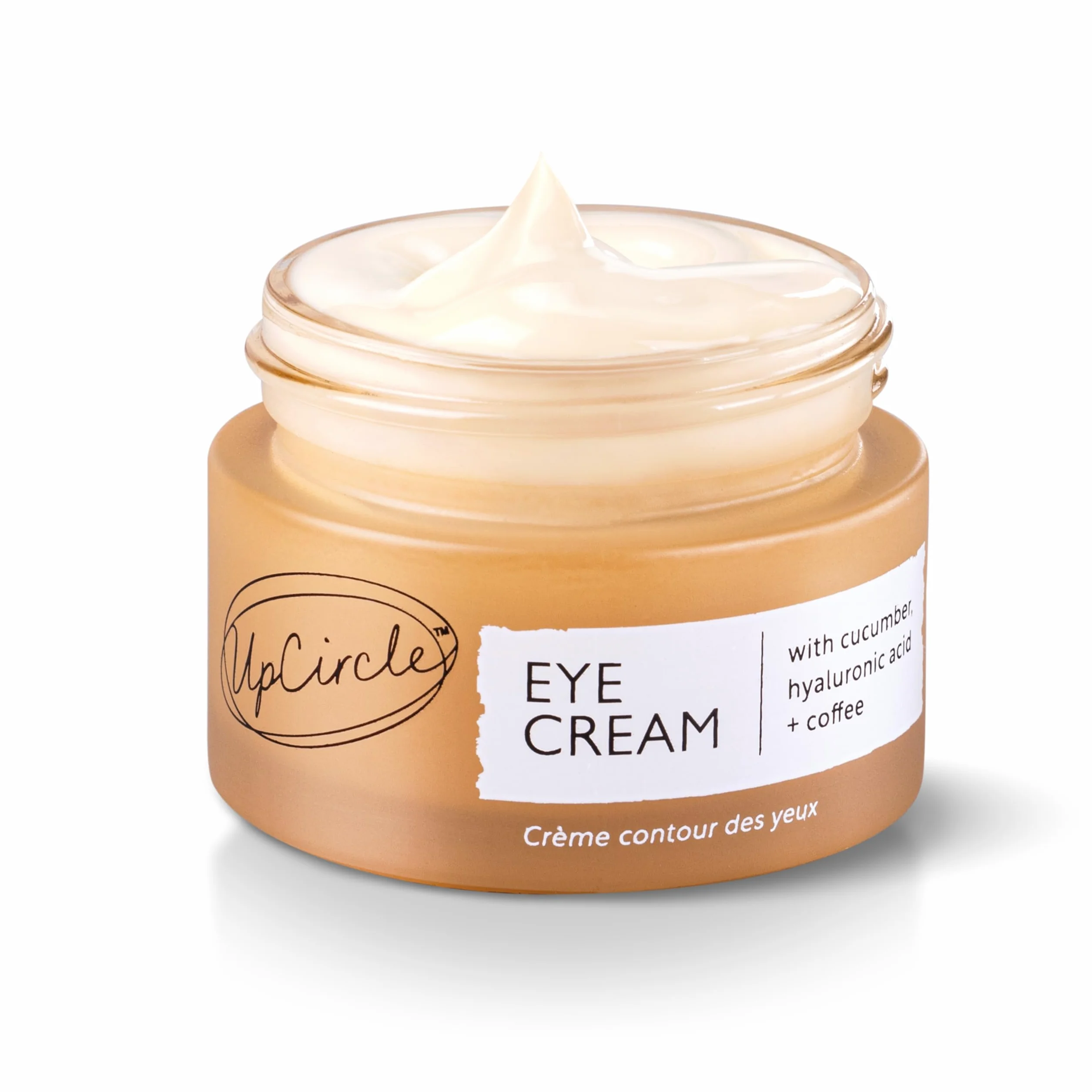 Crème pour les yeux à l’extrait de café UPCIRCLE pour les cernes, les poches et les rides, naturelle, végétalienne + sans cruauté ...