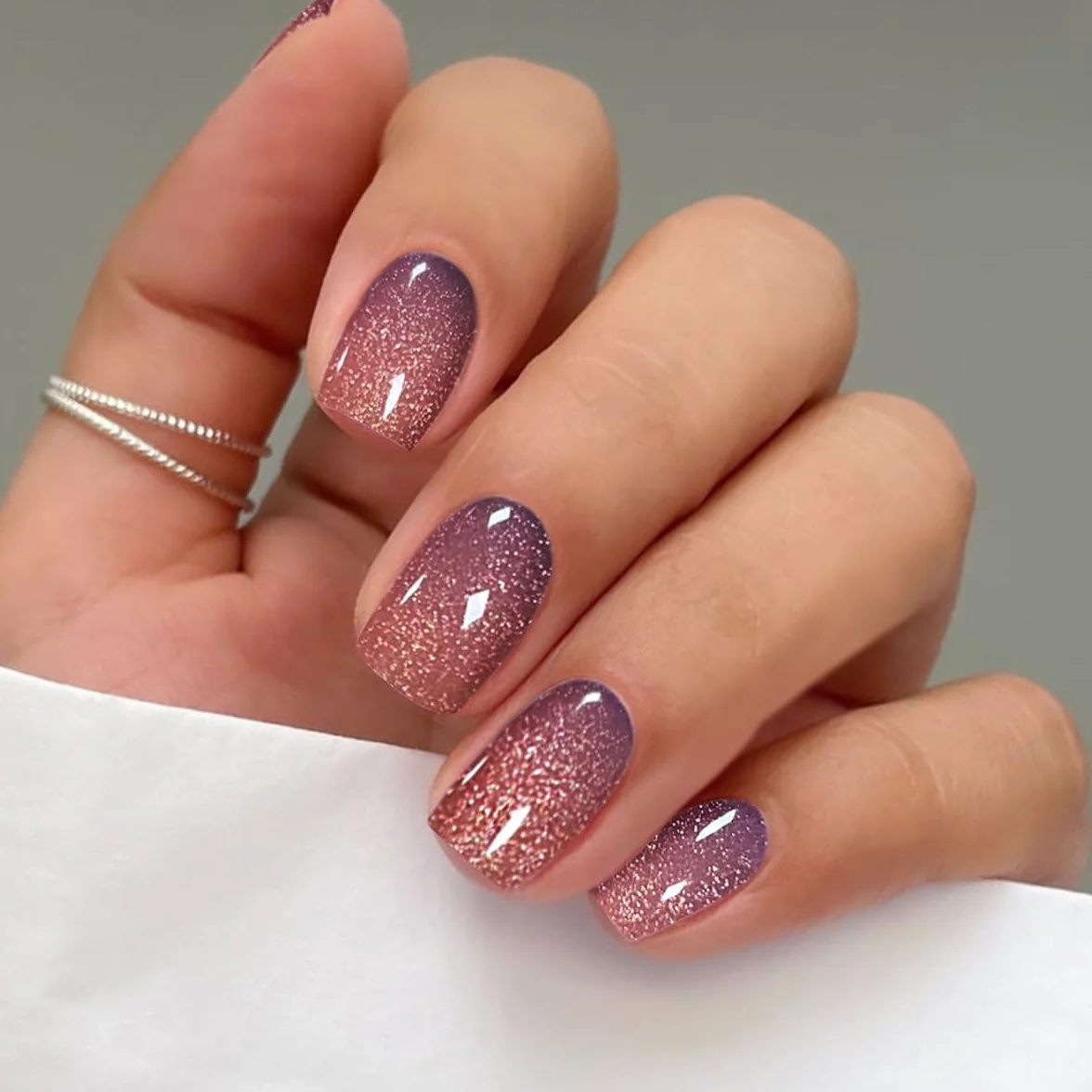 Autocollant Ongles Gel UV Œil de Chat Nail Art Stickers Semi-durci Manucure