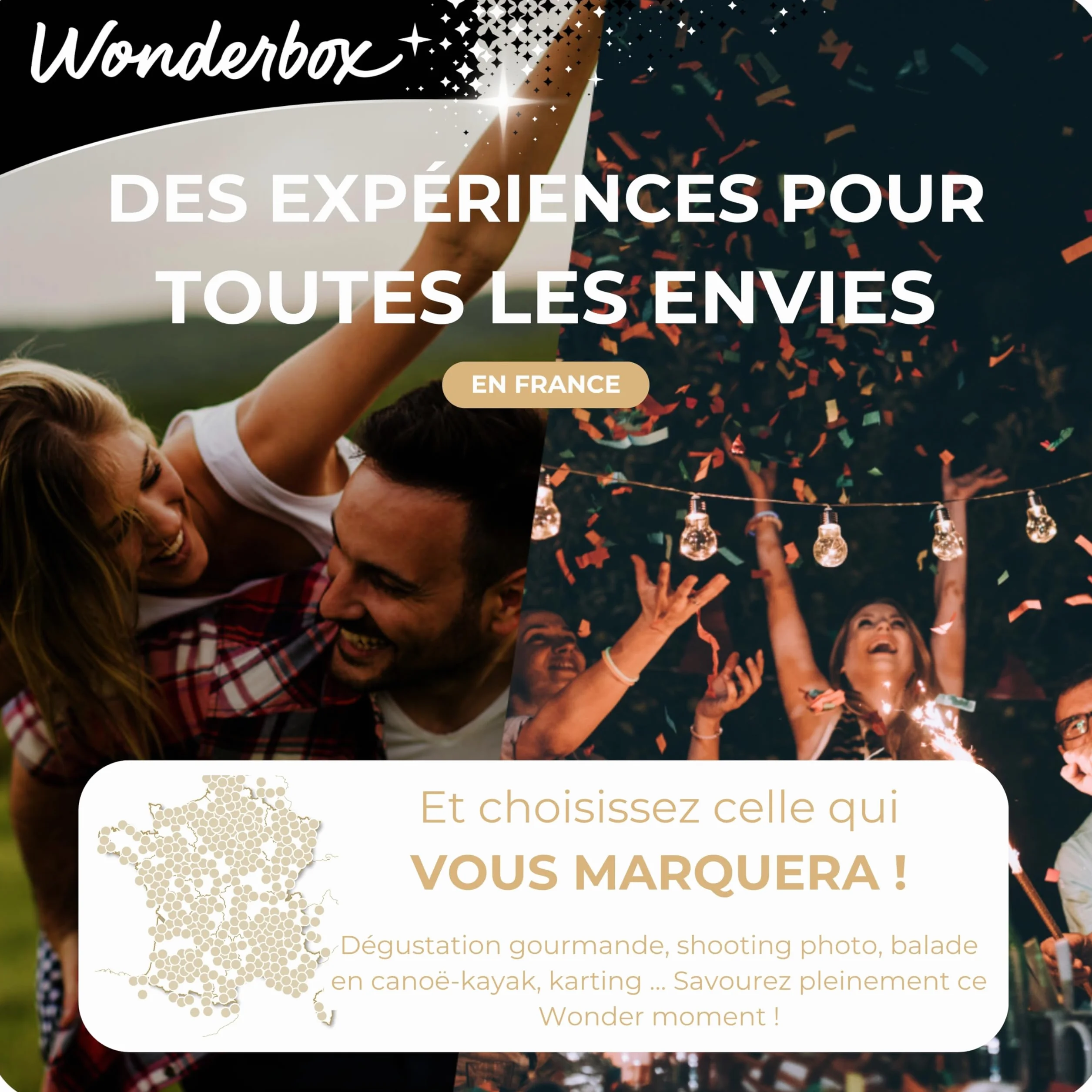 Wonderbox Coffret Cadeau Multi Activités pour Un Couple