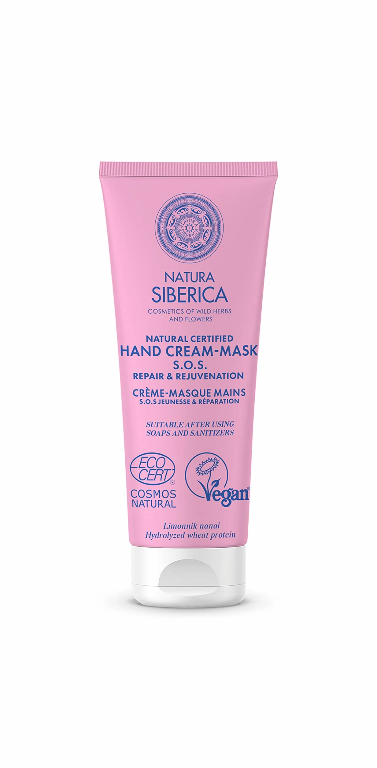 Masque naturel certifié pour les mains - Réparation et rajeunissement