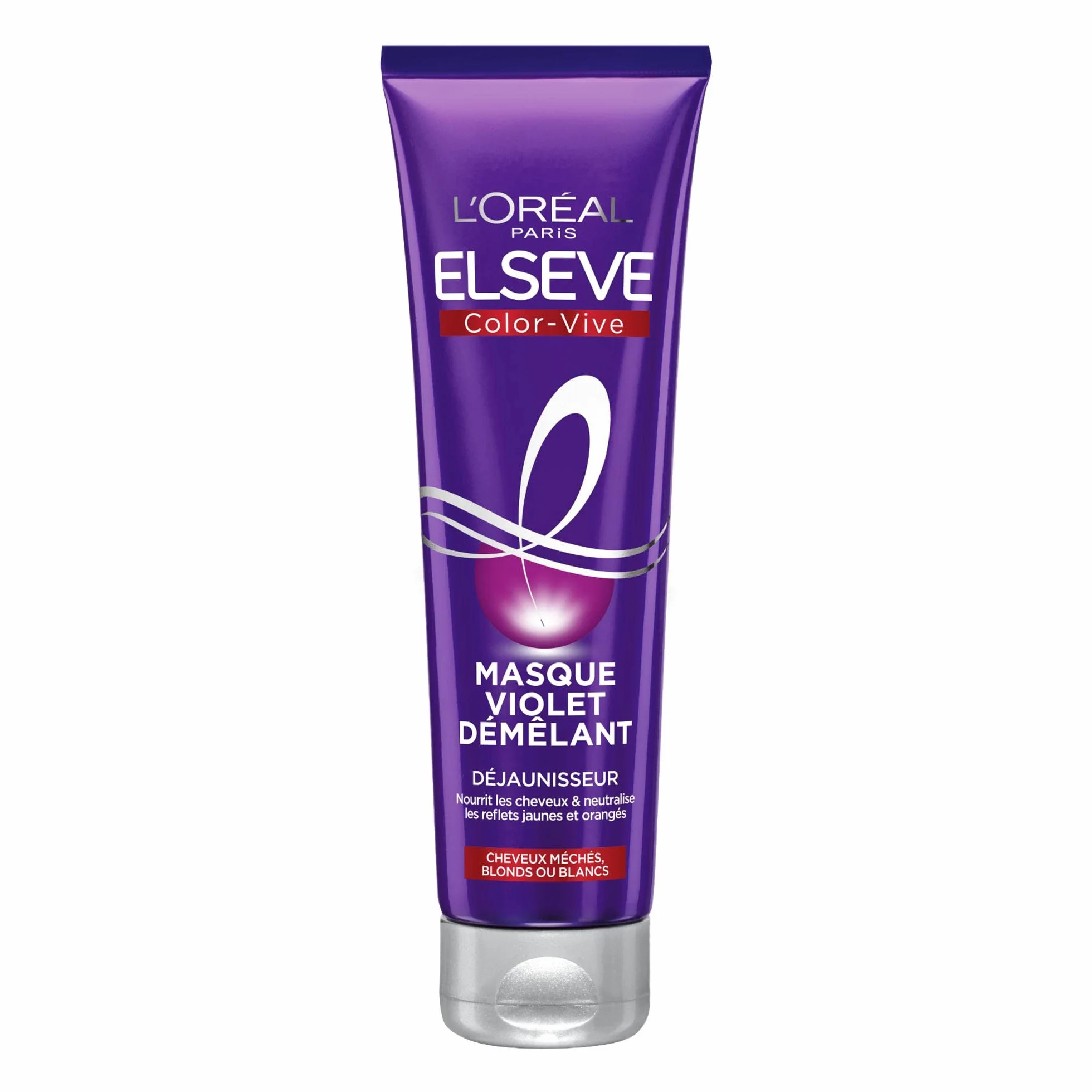 L'Oréal Paris Elseve Color-Vive Masque Violet Démêlant Déjaunisseur 150 ml