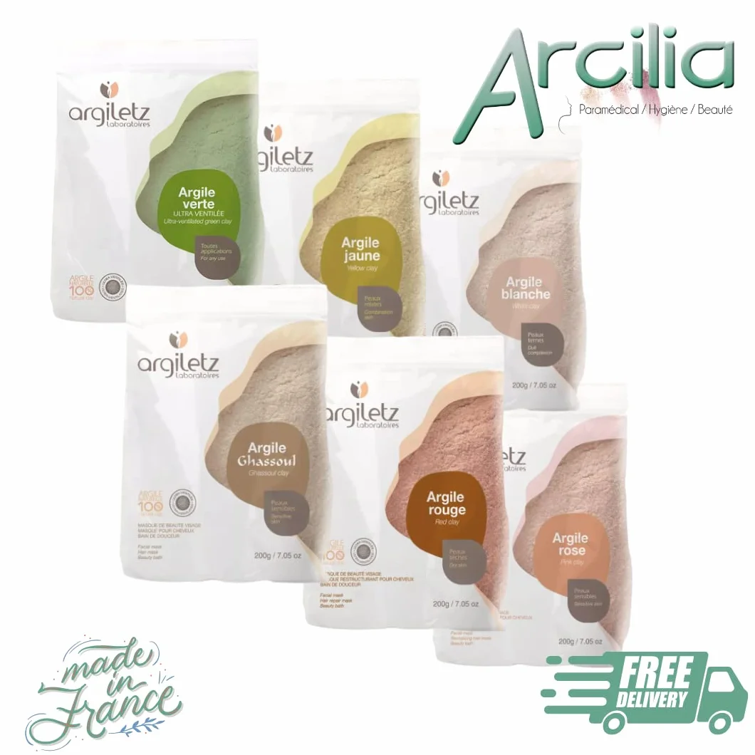 Argiletz Argile Verte en poudre ultra-ventilée - Sachet 300g