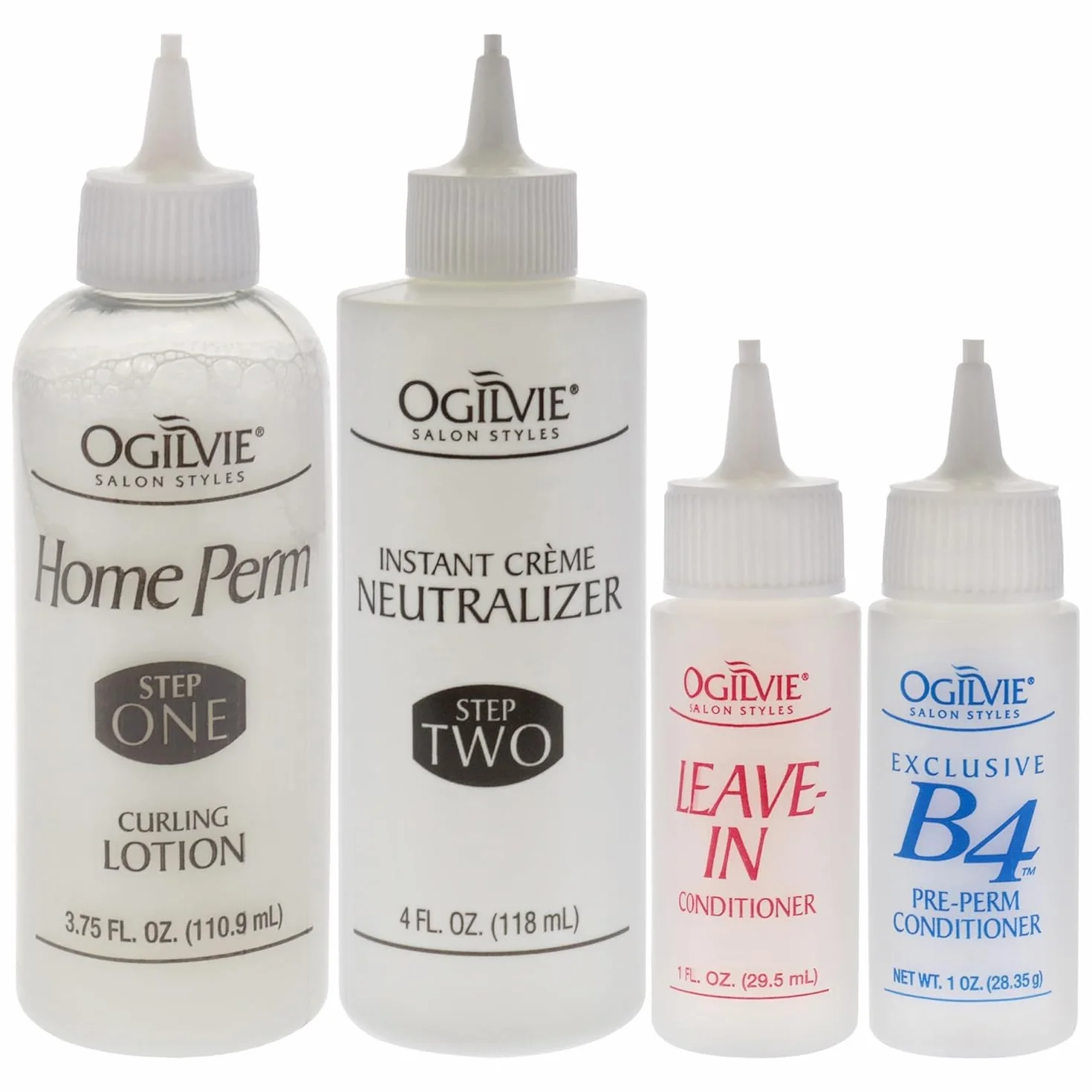 Ogilvie The Original Home Perm Kit pour Cheveux Colorés Boucles Longue Durée