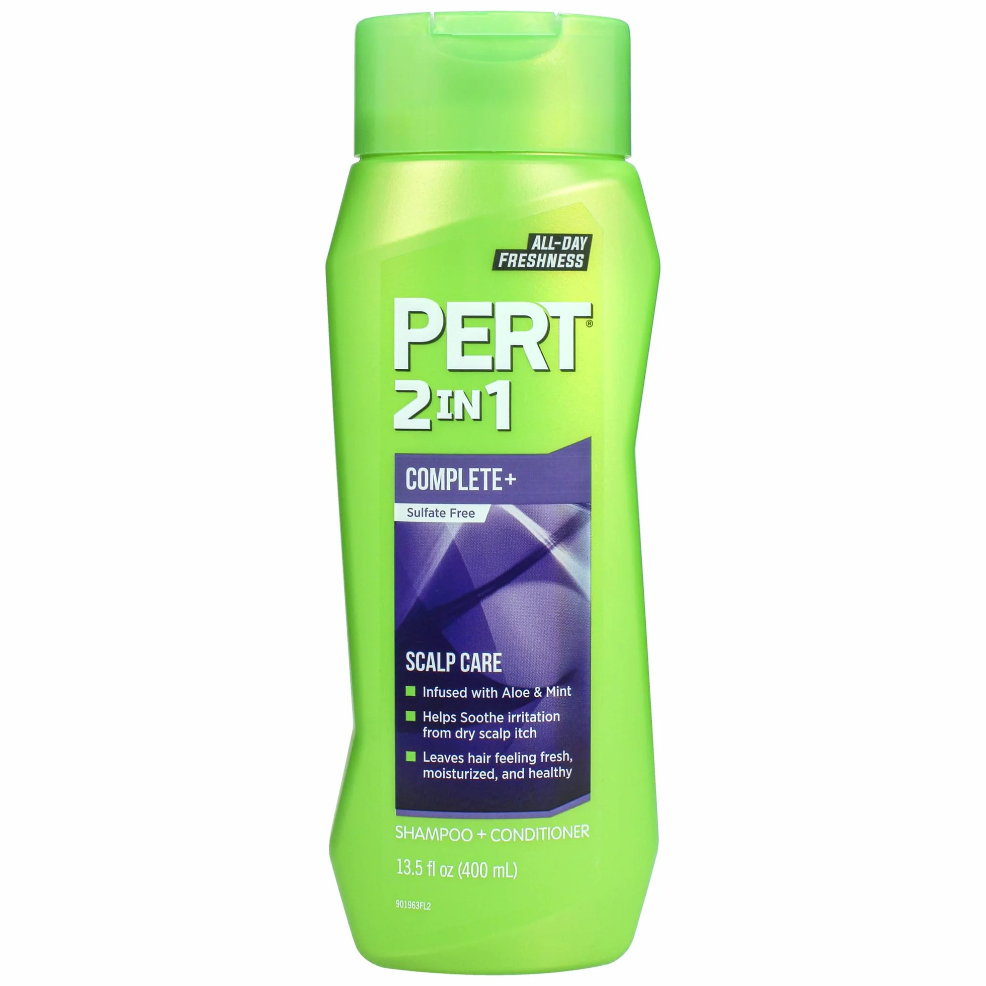 PERT 2 in 1 Complete Plus Scalp Care Shampoo and Conditioner - Itchy Scalp - Sulfate Free Shampoo and Conditioner for Healthy Hair - 400 ml