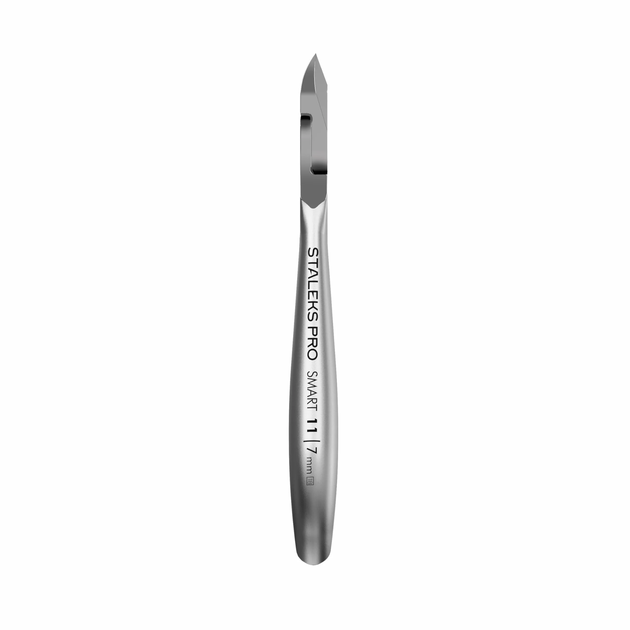STALEKS PRO by Natury Nails Pince à cuticules professionnelle 7 mm - Coupe-cuticules en acier inoxydable - Recommandé pour les débutants - Smart 11-7