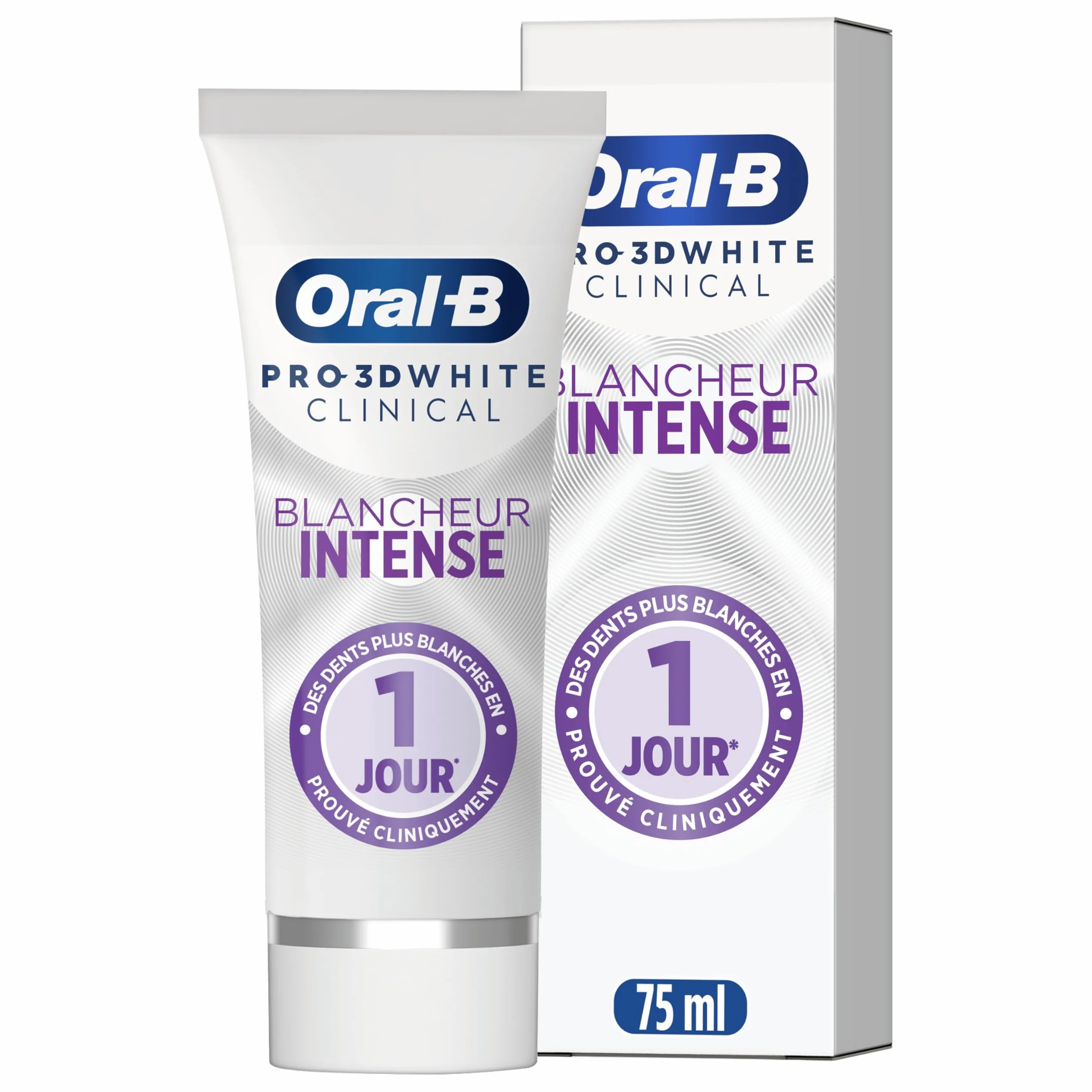 Oral-B Pro 3D Dentifrice White Clinical Blancheur Intense, 75 ml