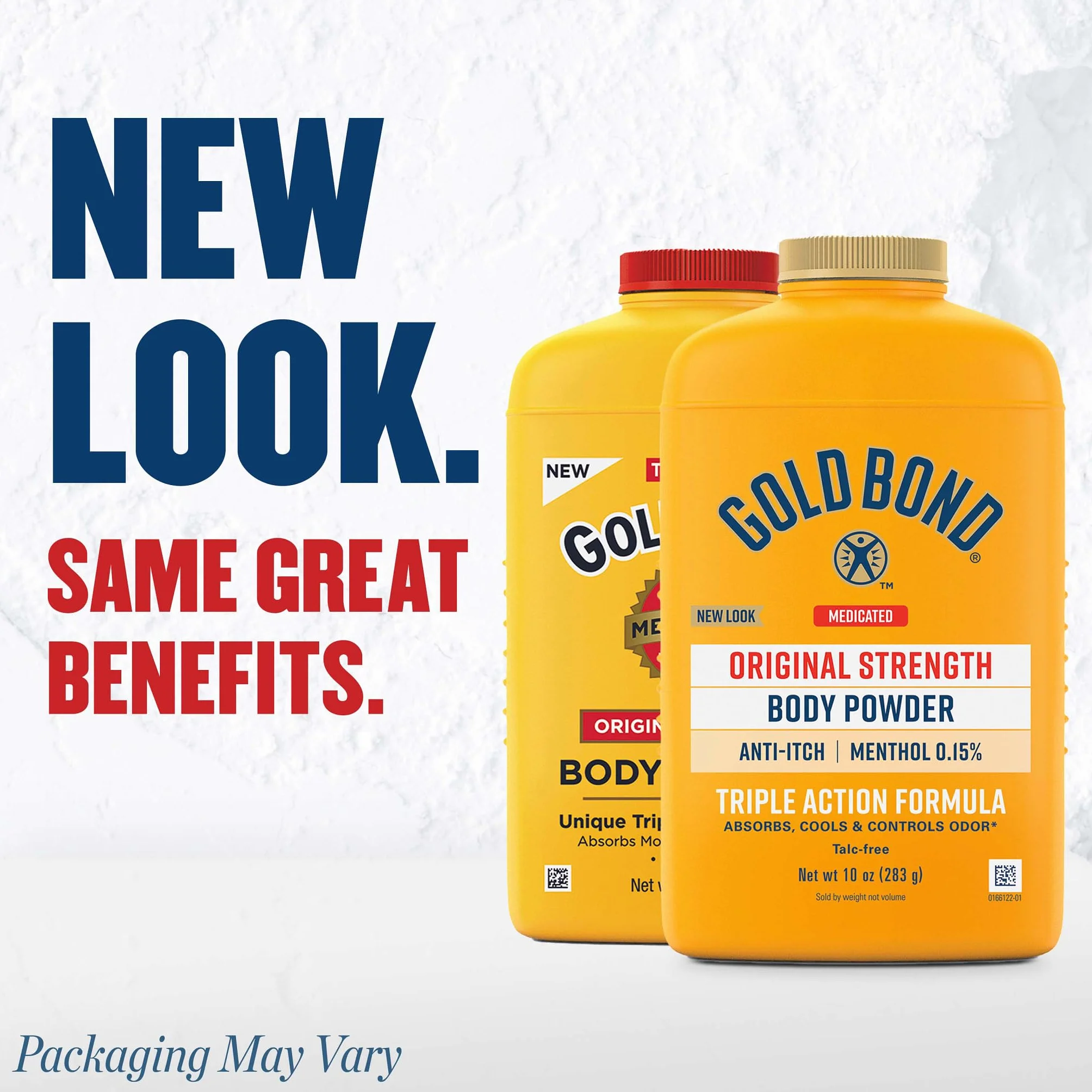 Gold Bond Medicated Original Strength Body Powder, 10 oz, Talc-Free, Anti-Itch