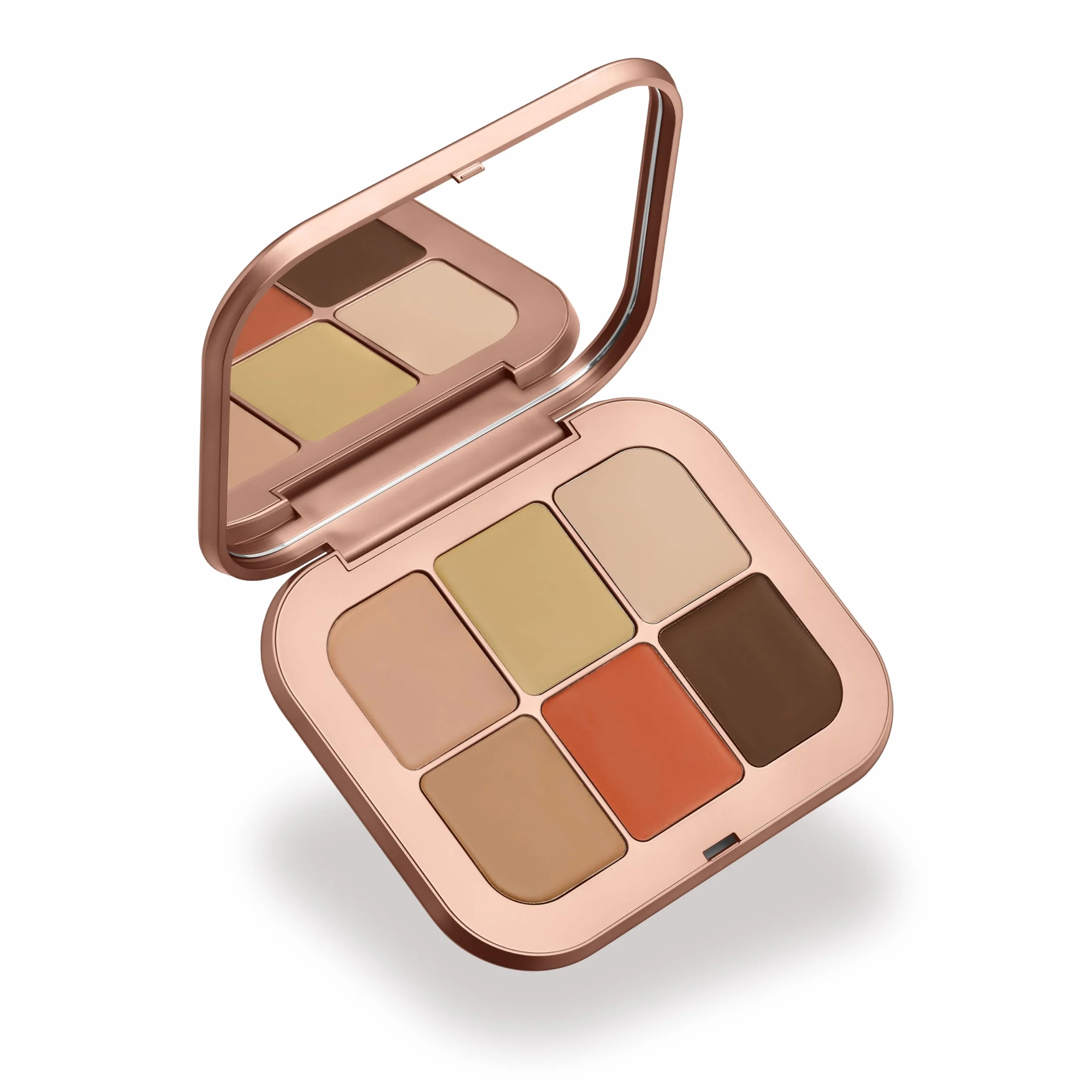 KIKO Milano Golden Oasis All Over Face Palette 02, Palette Pour Le Visage Avec Correcteur, Fond De Teint, Poudre Bronzante Et Blush