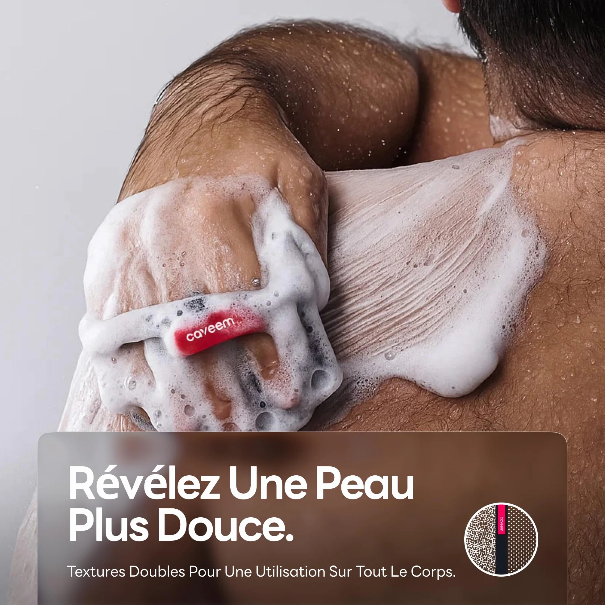 Caveem Éponge exfoliante corps lot de 2