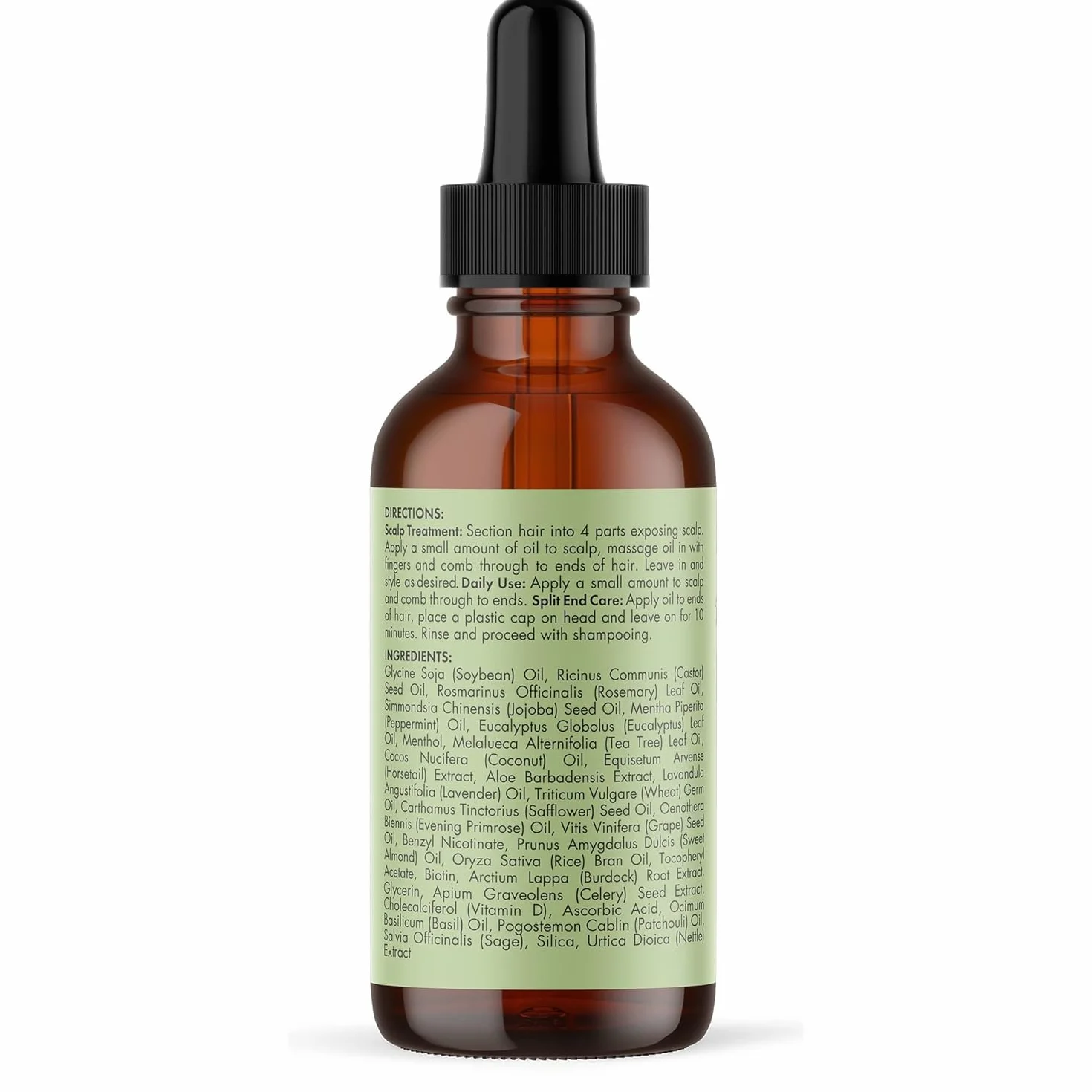 Mielle Huile fortifiante pour le cuir chevelu et les cheveux, romarin et menthe, 59 ml