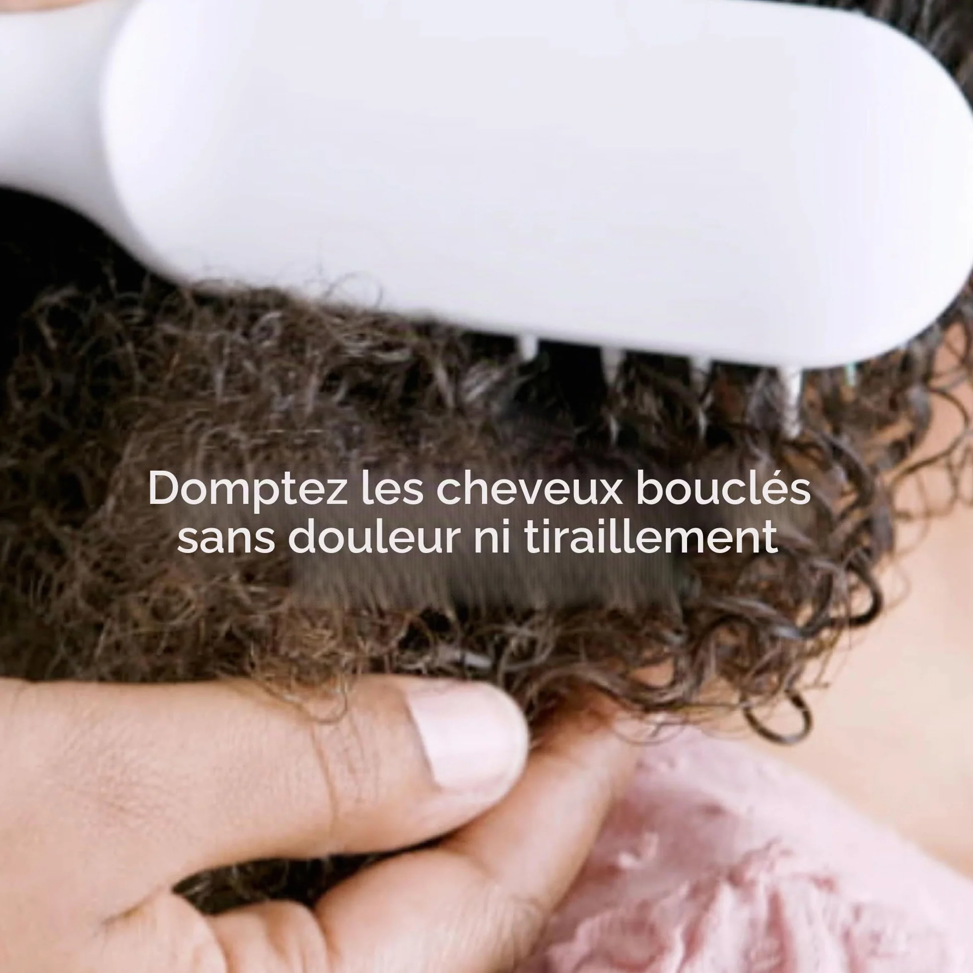Frida Baby Brosse à cheveux pour enfant : brosse à cheveux à poils solides pour cheveux épais ou bouclés