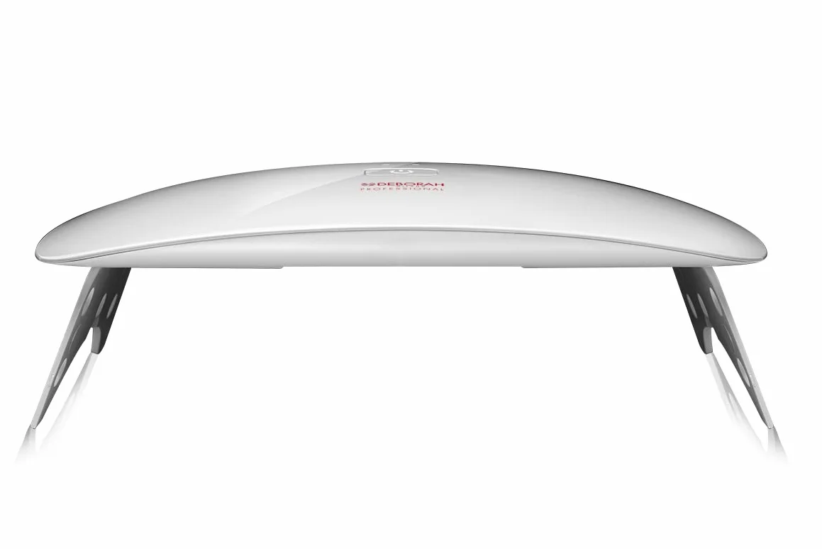 Deborah Milano Lampe UV/LED pour vernis semi-permanent 24 W avec minuterie automatique, portable et pliable, donne une manucure professionnelle à la maison