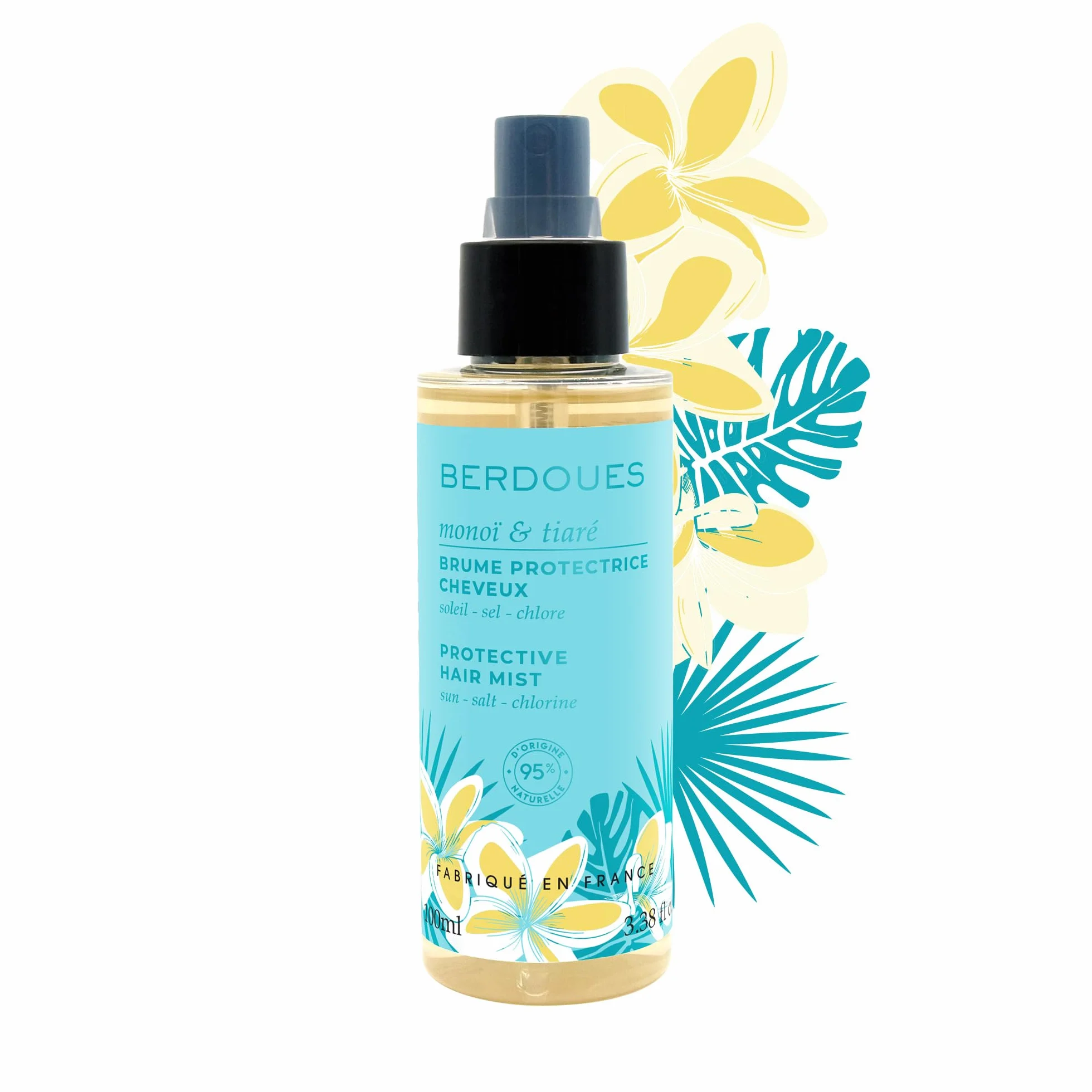 BERDOUES Brume protectrice cheveux Monoï Tiaré 100ml