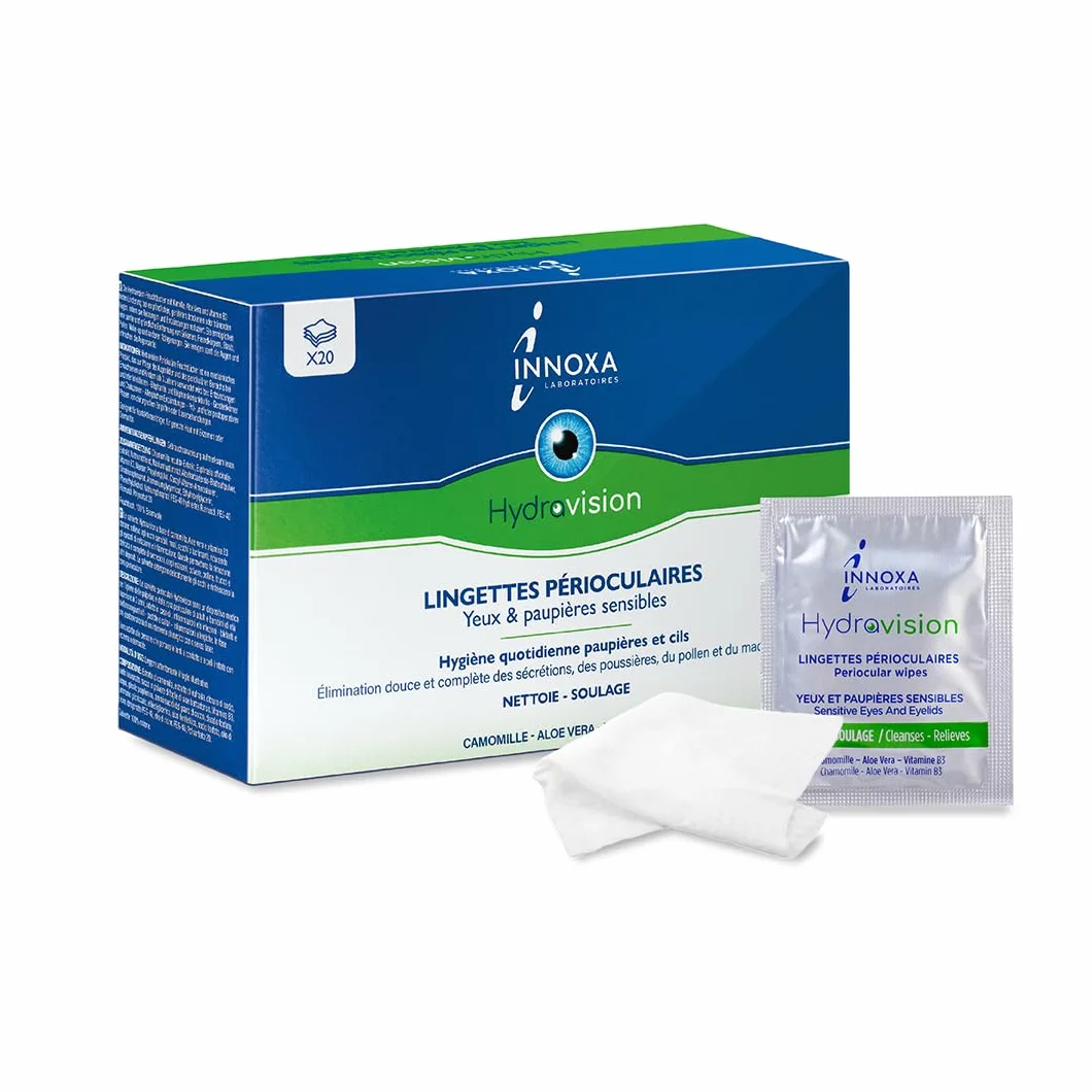INNOXA Laboratoires Lingettes Nettoyantes Oculaires Hygiène Paupières Cils Sécheresse Oculaire