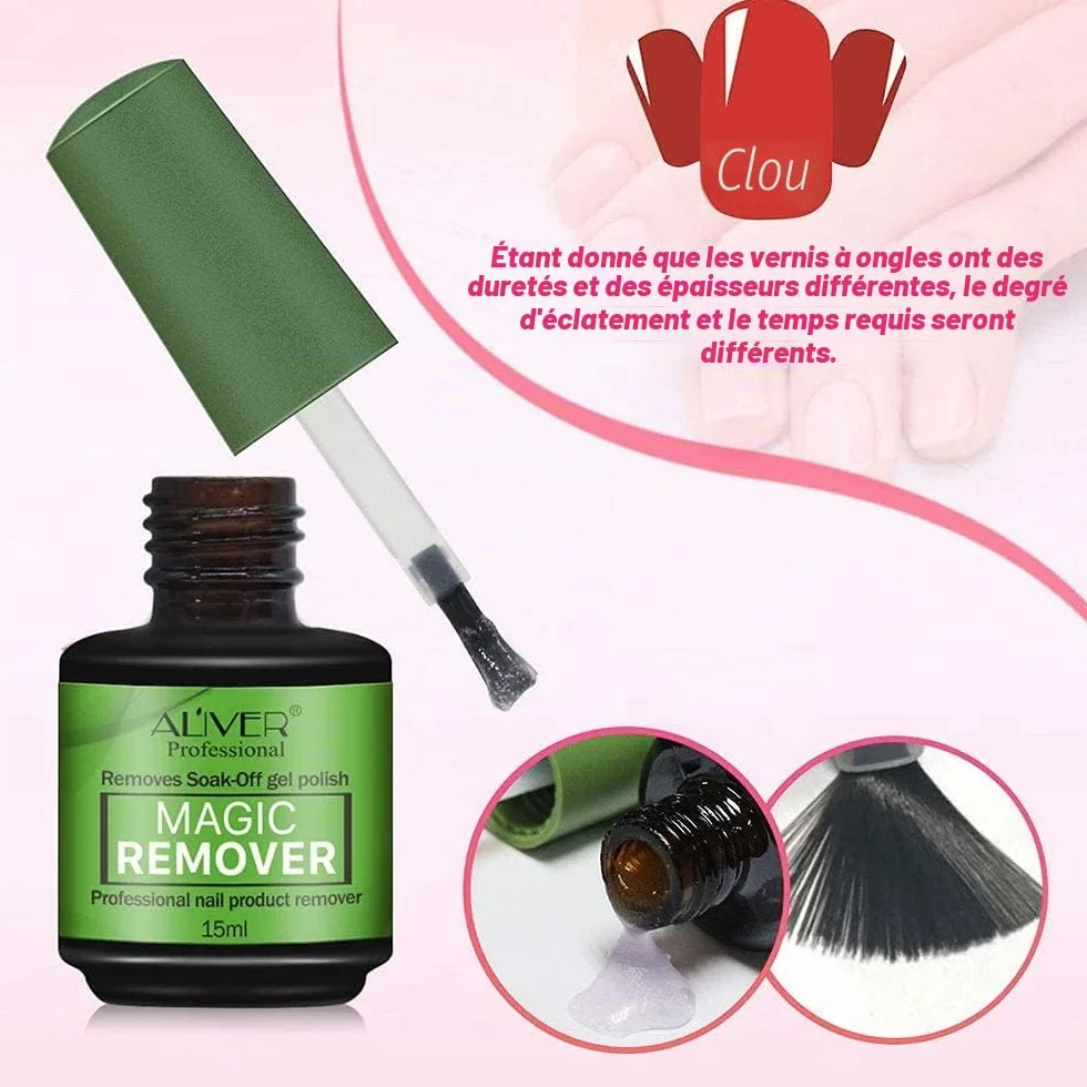 Dissolvant Magique De Vernis A Ongles, Outil De Dissolvant De Vernis En Gel