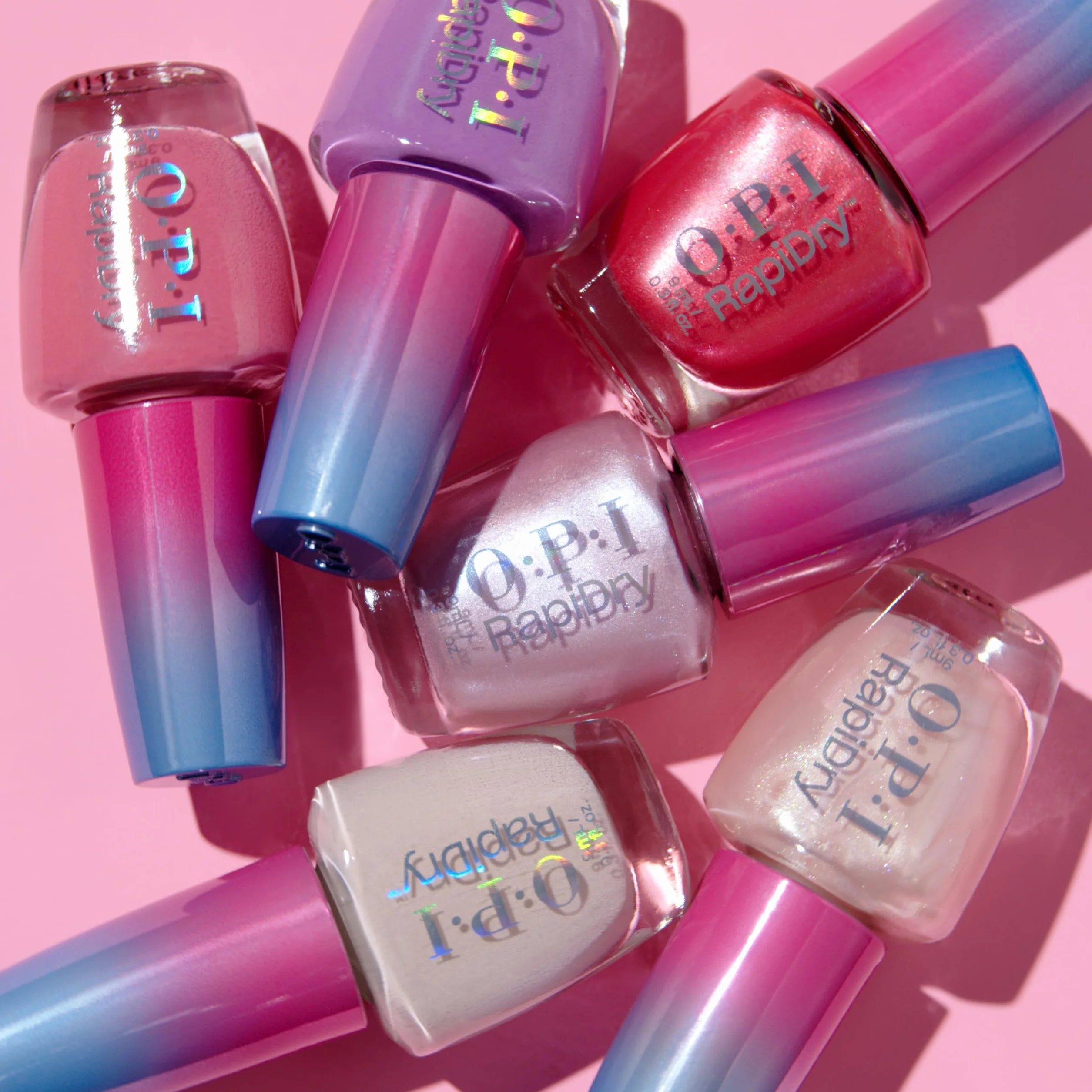 OPI RapiDry Vernis à ongles à séchage rapide Nuances de jaune et de pêche Haute brillance vegan tenue 5 jours 9ml
