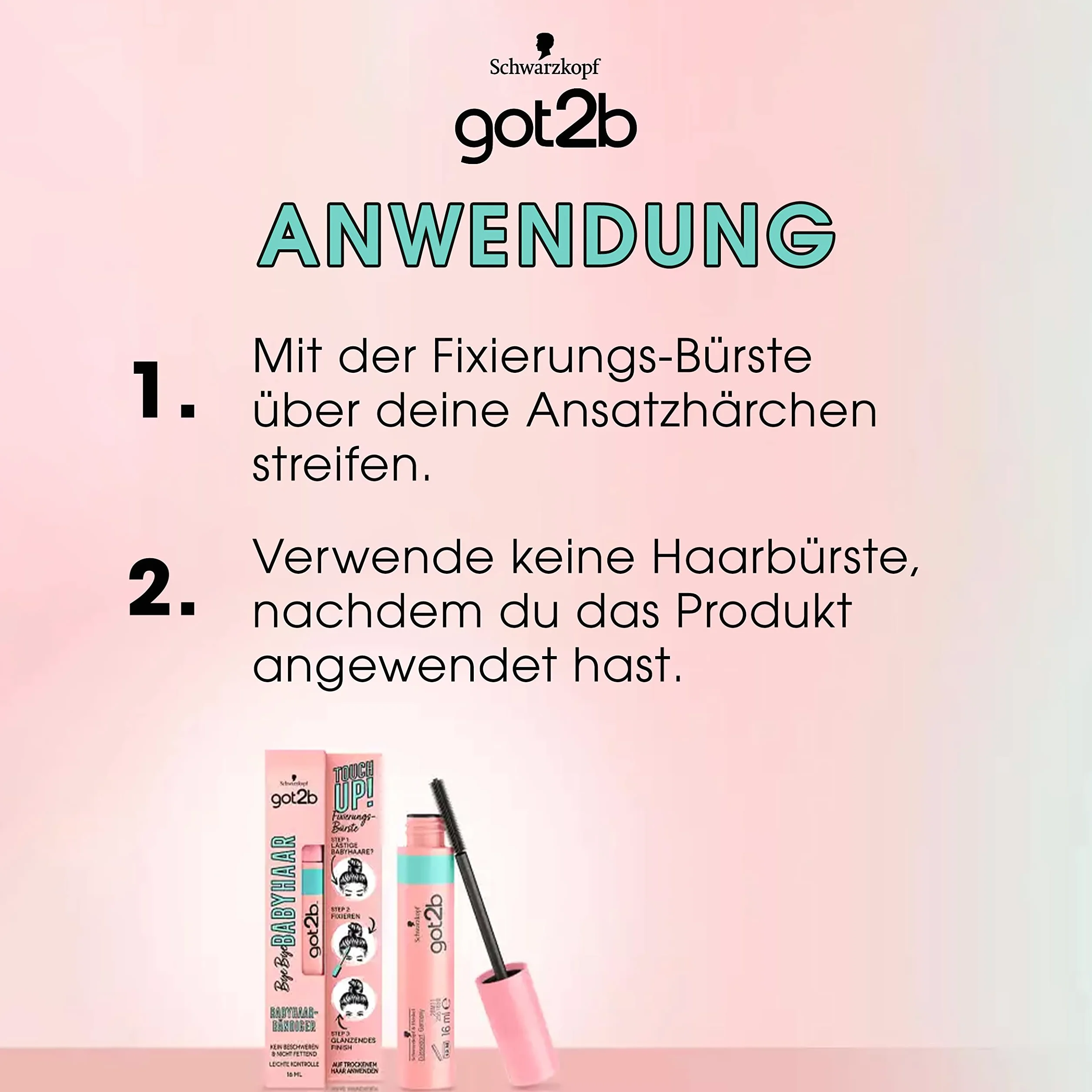 Schwarzkopf got2b Bye Bye Baby Hair Mascara 16 ml