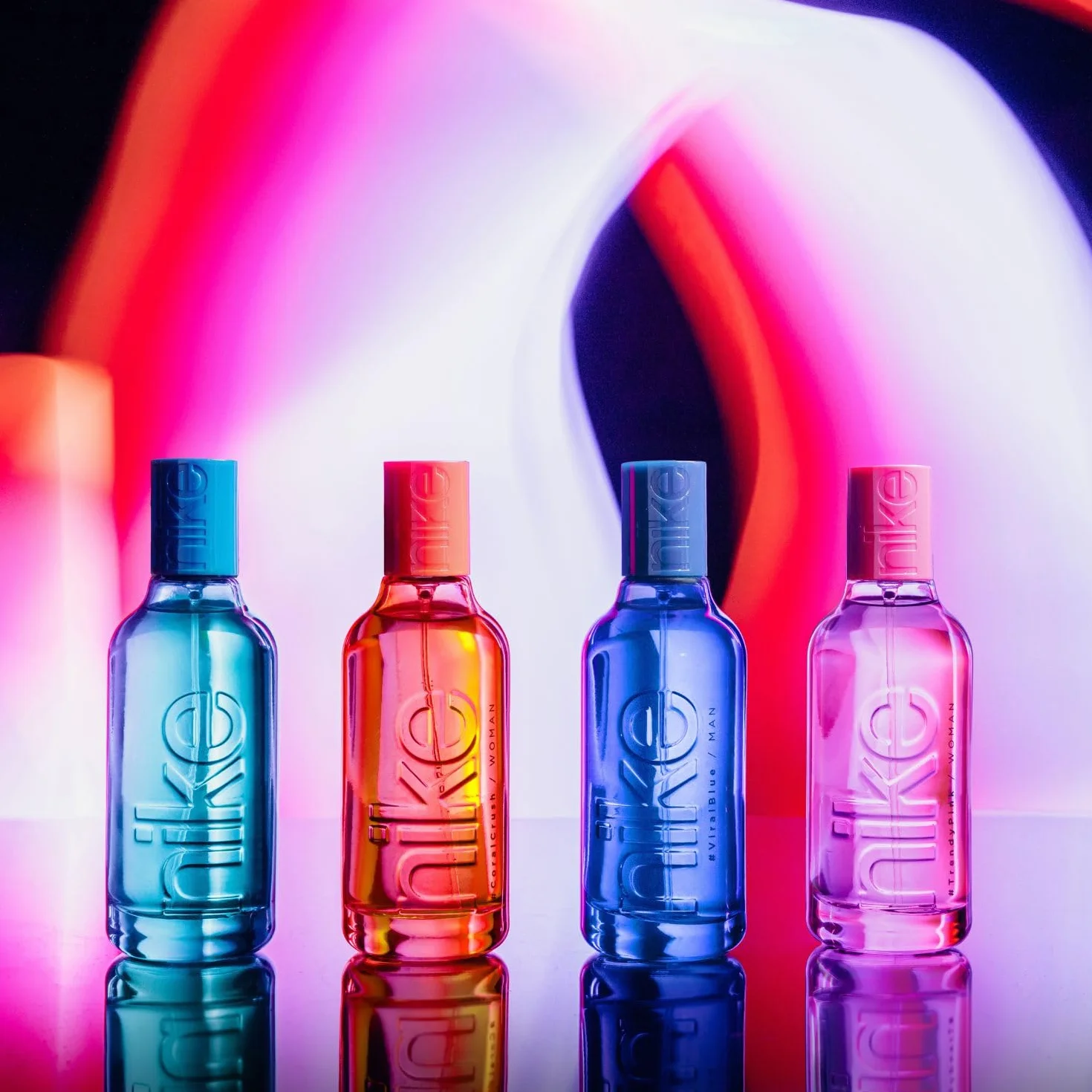 NIKE - Viral Blue 150 ml, Eau de Cologne pour homme, Parfum en vaporisateur, Eau de Toilette naturelle et masculine, Parfum d'agrumes, Frais, Inoubliable et Longue Durée