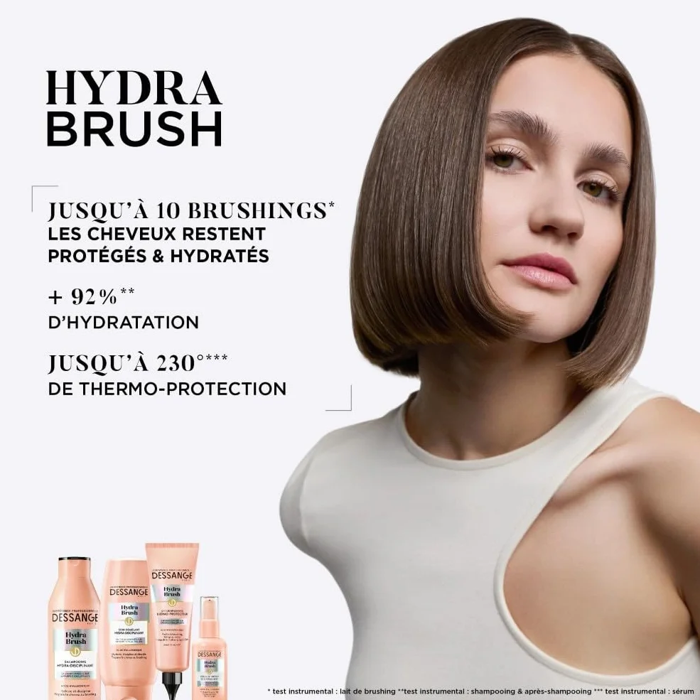 Dessange Soin Démêlant Hydratant & Disciplinant Préparation au Brushing Acide Hyaluronique 200 ml