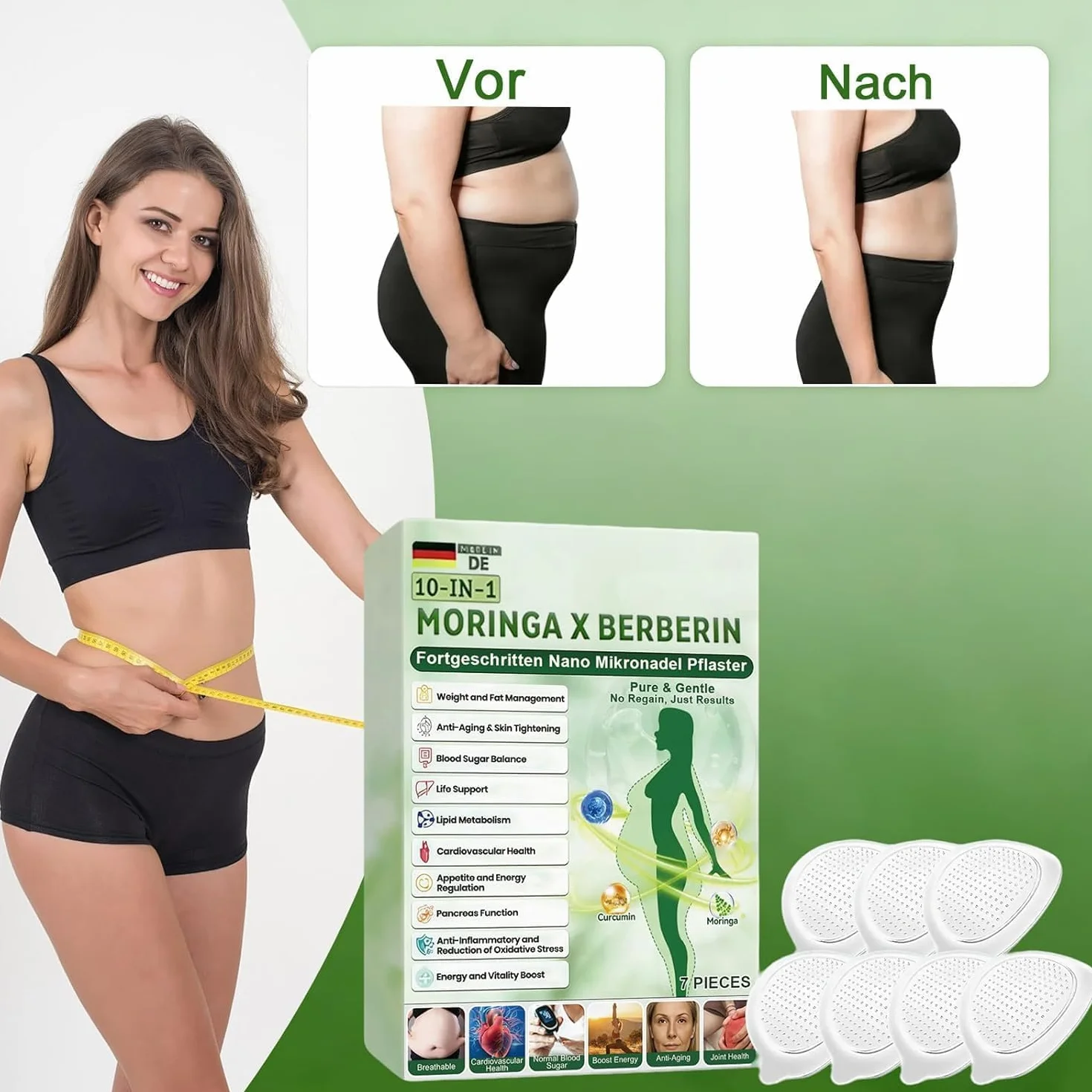Moringa Patches 10 en 1