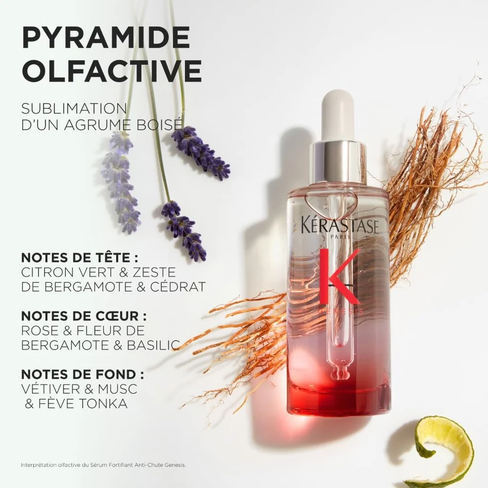 KERASTASE Genesis Sérum Anti-Chute Fortifiant Aminexil Caféine Cheveux Cassants Sans Silicone