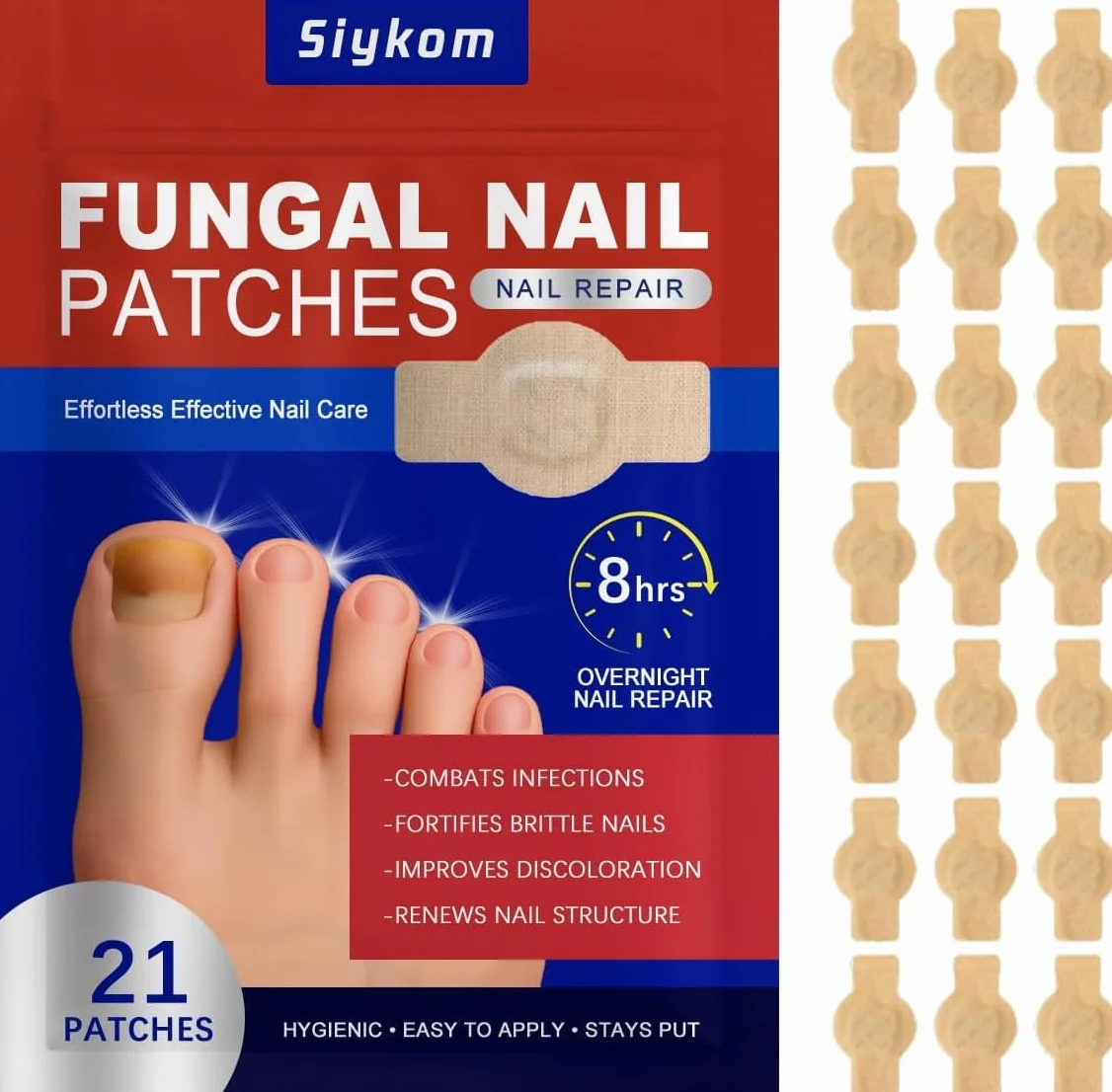 Tea Tree Oil Nail Care Patches 16 Pieces