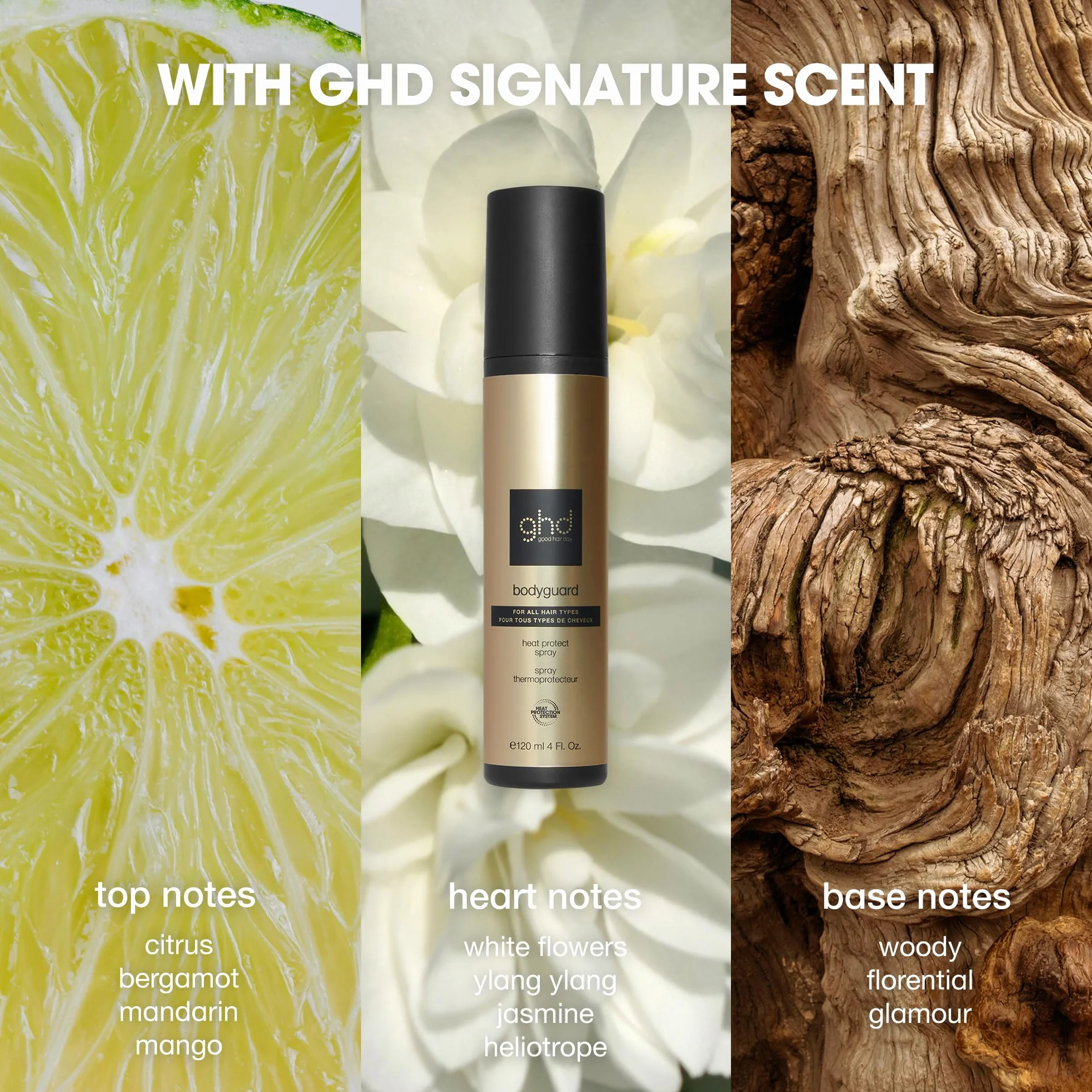 GHD Style Heat Protection Spray 120 ml pour adultes, usage quotidien, format pratique