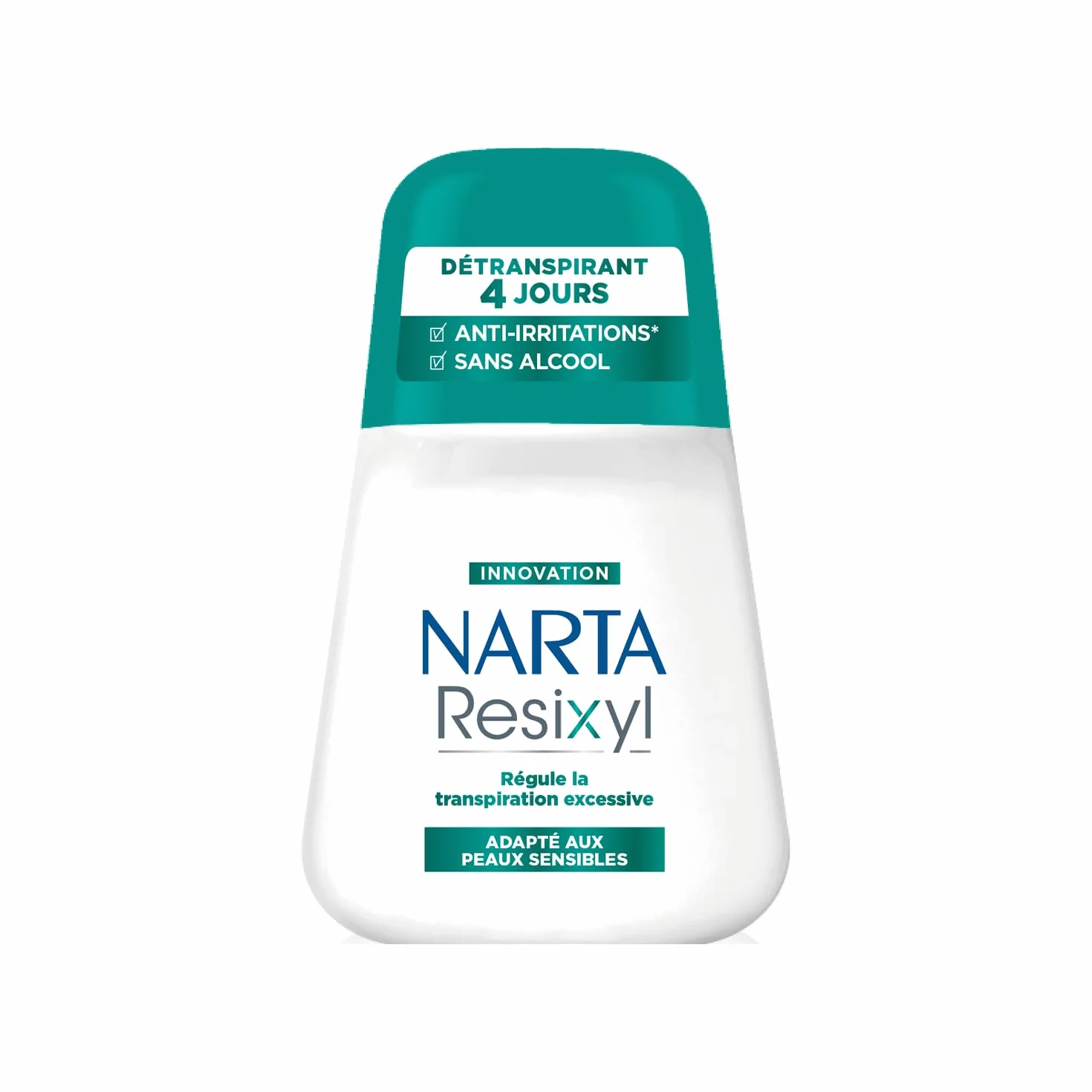 NARTA Resixyl Déodorant Bille Femme Détranspirant 4 Jours Anti-Irritations Complexe Minéral 50 ml