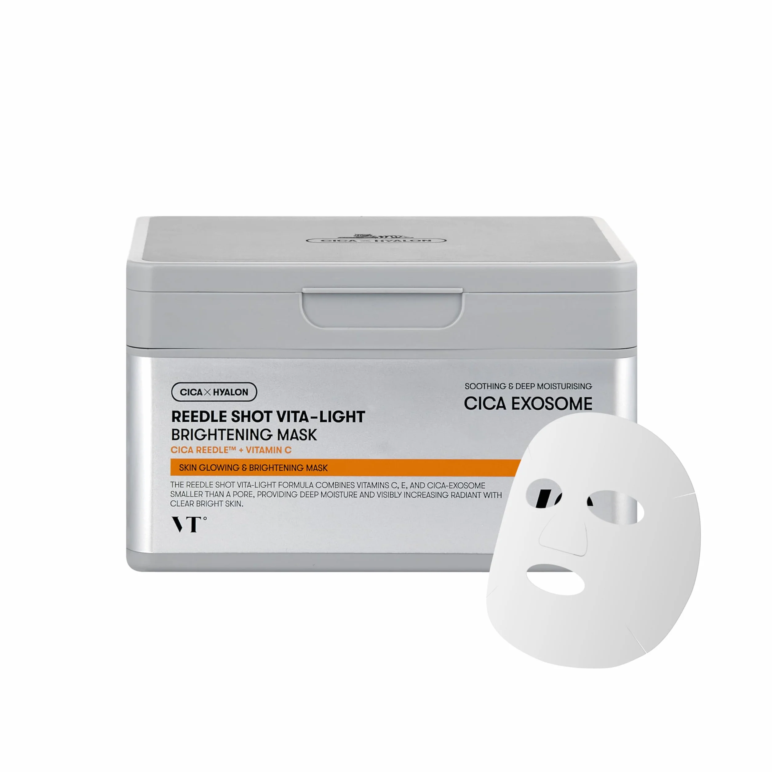 VT COSMETICS Reedle Shot Vita-Light Masque Radiant (30 Pièces) Soin de la Peau Coréen