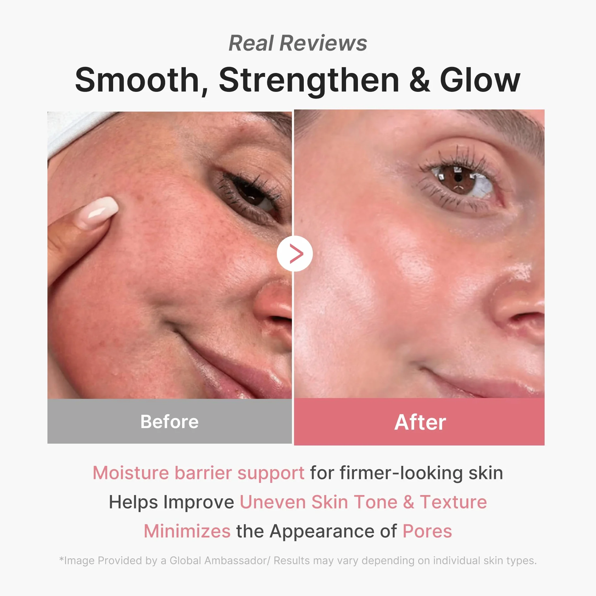 Medicube Masque en Gel au Collagène Rose et PDRN d'ADN de Saumon - Soin Visage Coréen - Lot de 4 x 28g