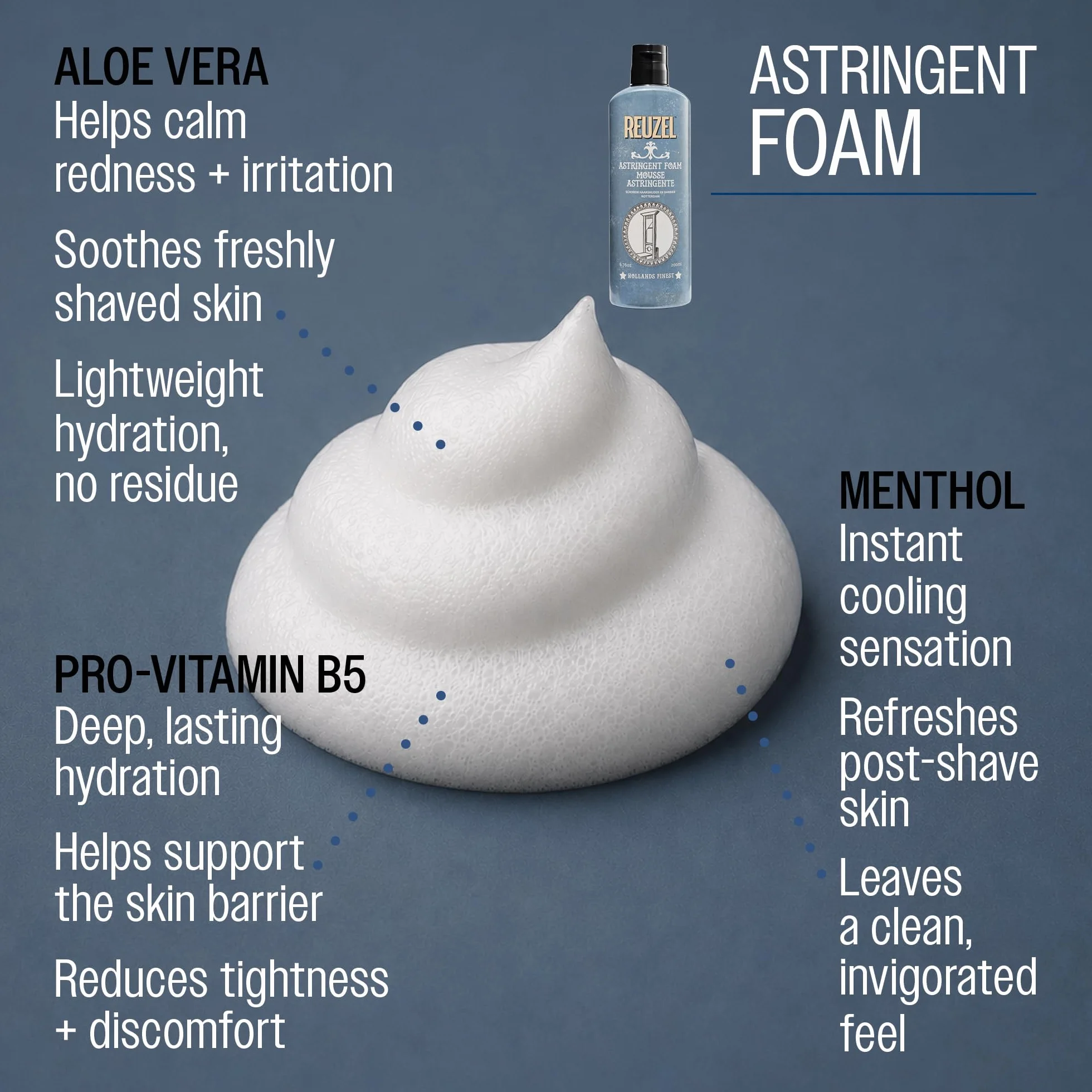REUZEL Astringent Mousse 200 ml