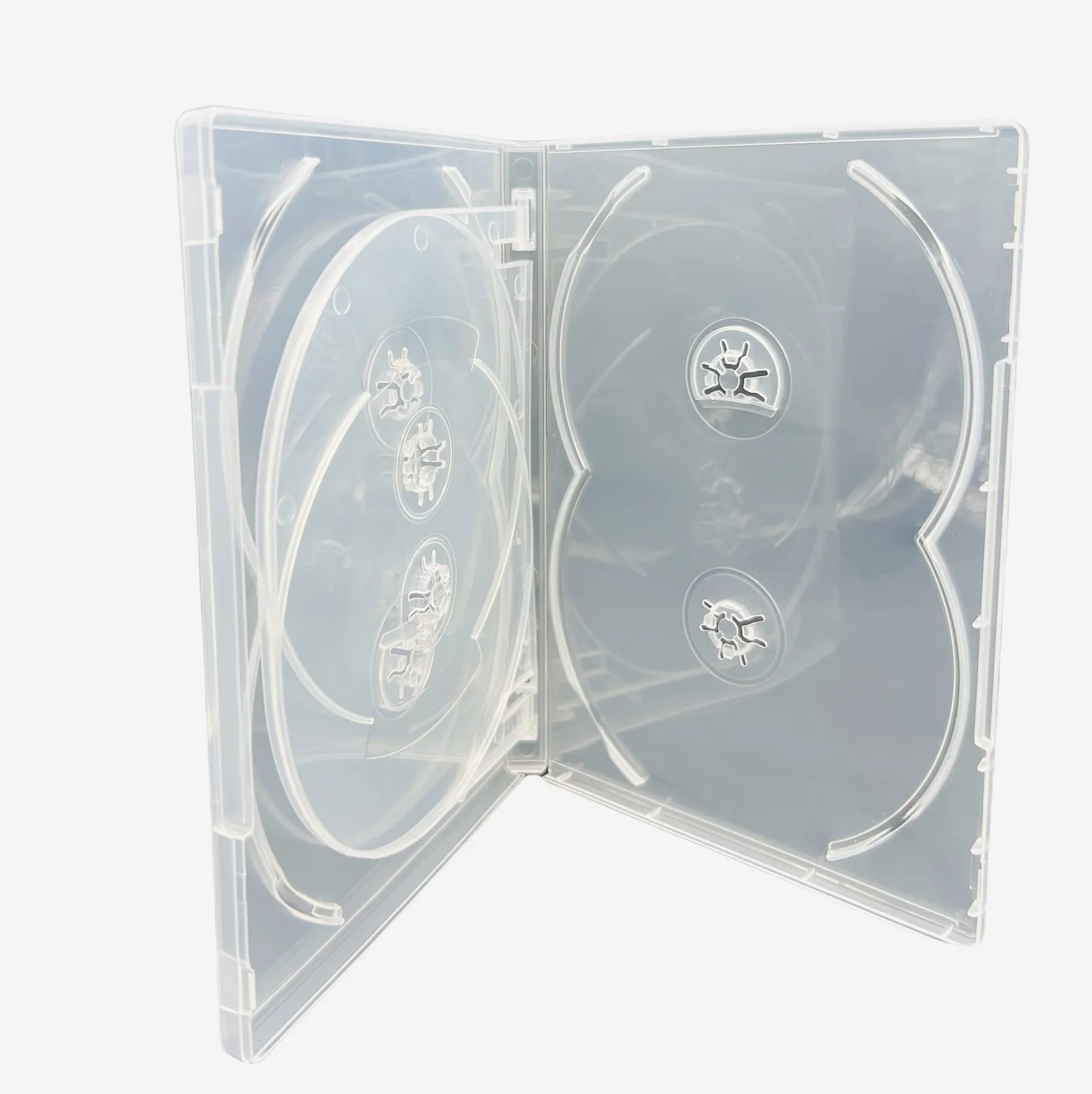 Dragon Trading Boîtier CD DVD Blu Ray 14mm Clair 6 Pistes pour 6 Disques