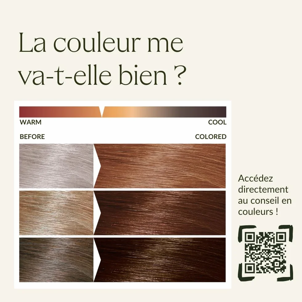 khadi CHÂTAIN NOISETTE Coloration végétale 100g naturelle 100%